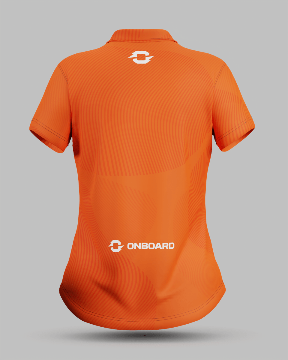 Womens Eclipse 3 Button Polo Collar Jersey - Onboard Sportswear