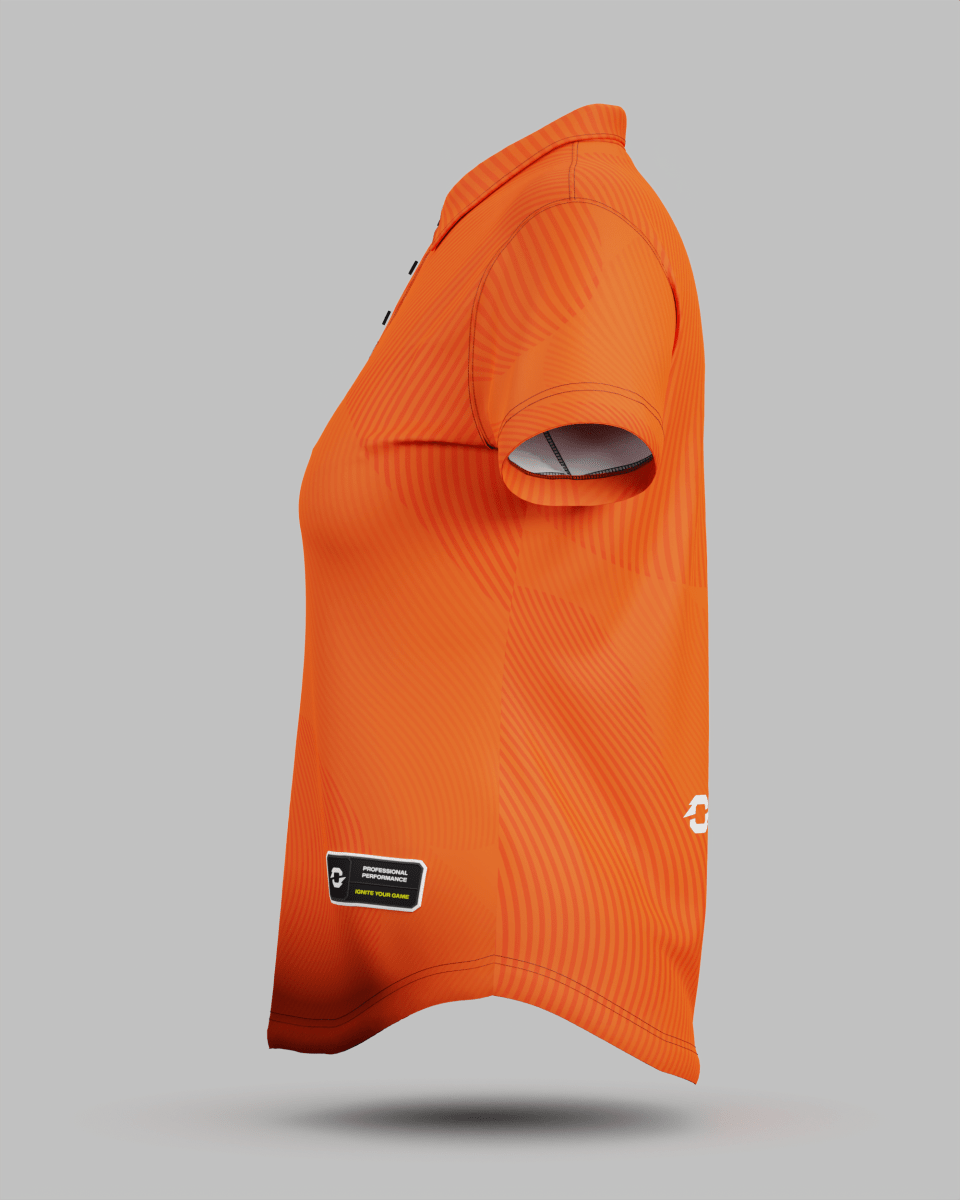 Womens Eclipse 3 Button Polo Collar Jersey - Onboard Sportswear