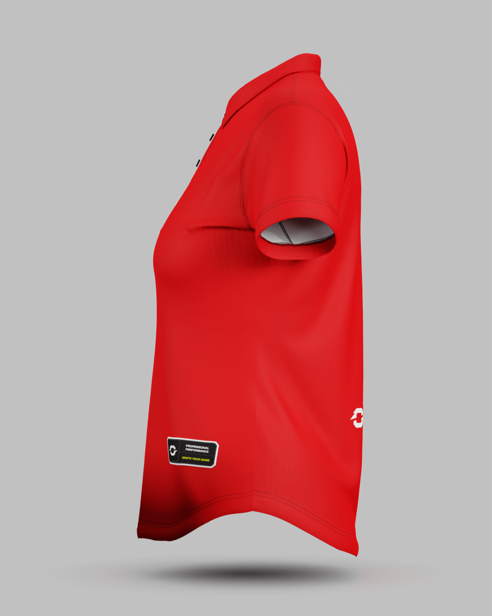 Womens Eclipse 3 Button Polo Collar Jersey - Onboard Sportswear