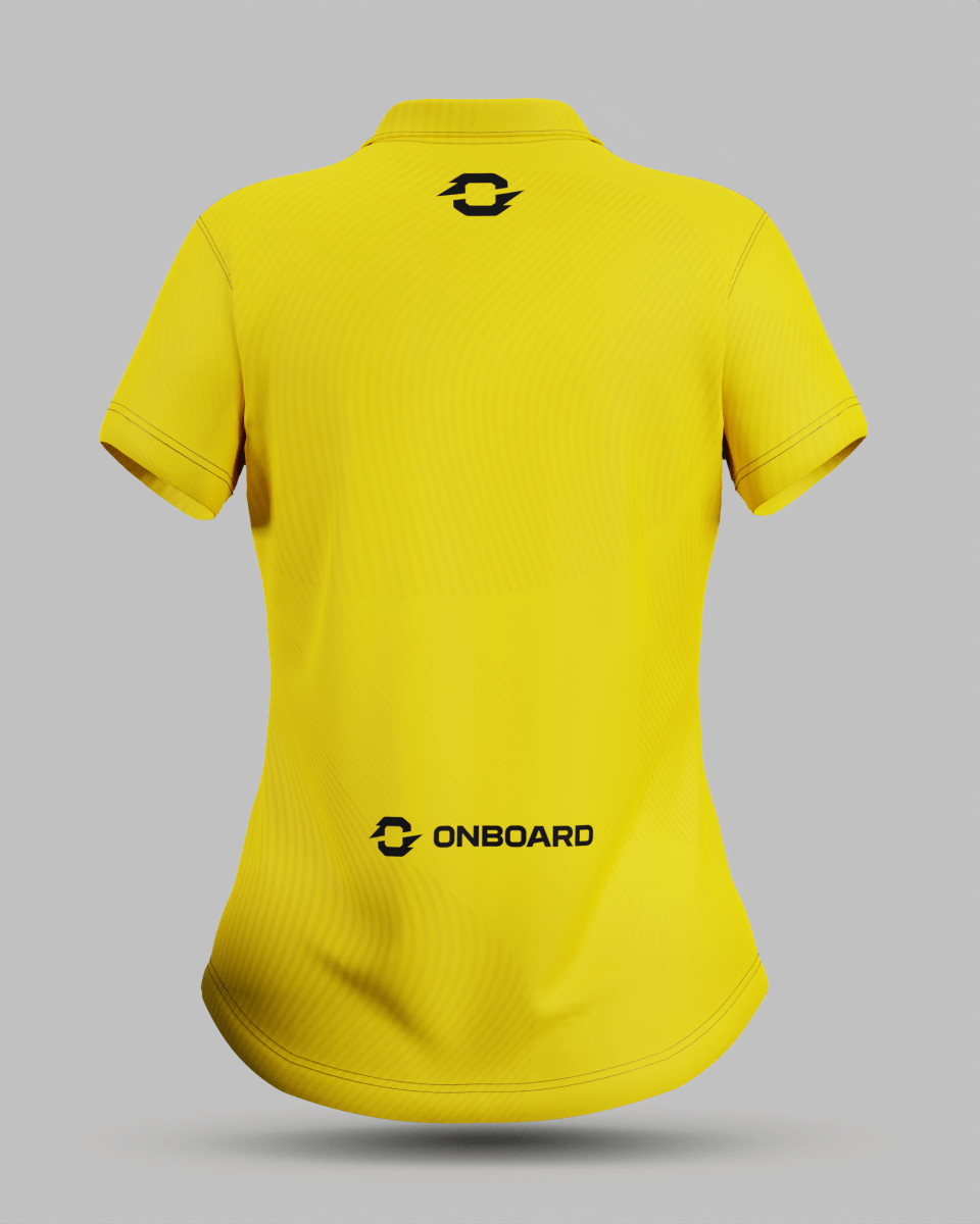 Womens Eclipse 3 Button Polo Collar Jersey - Onboard Sportswear