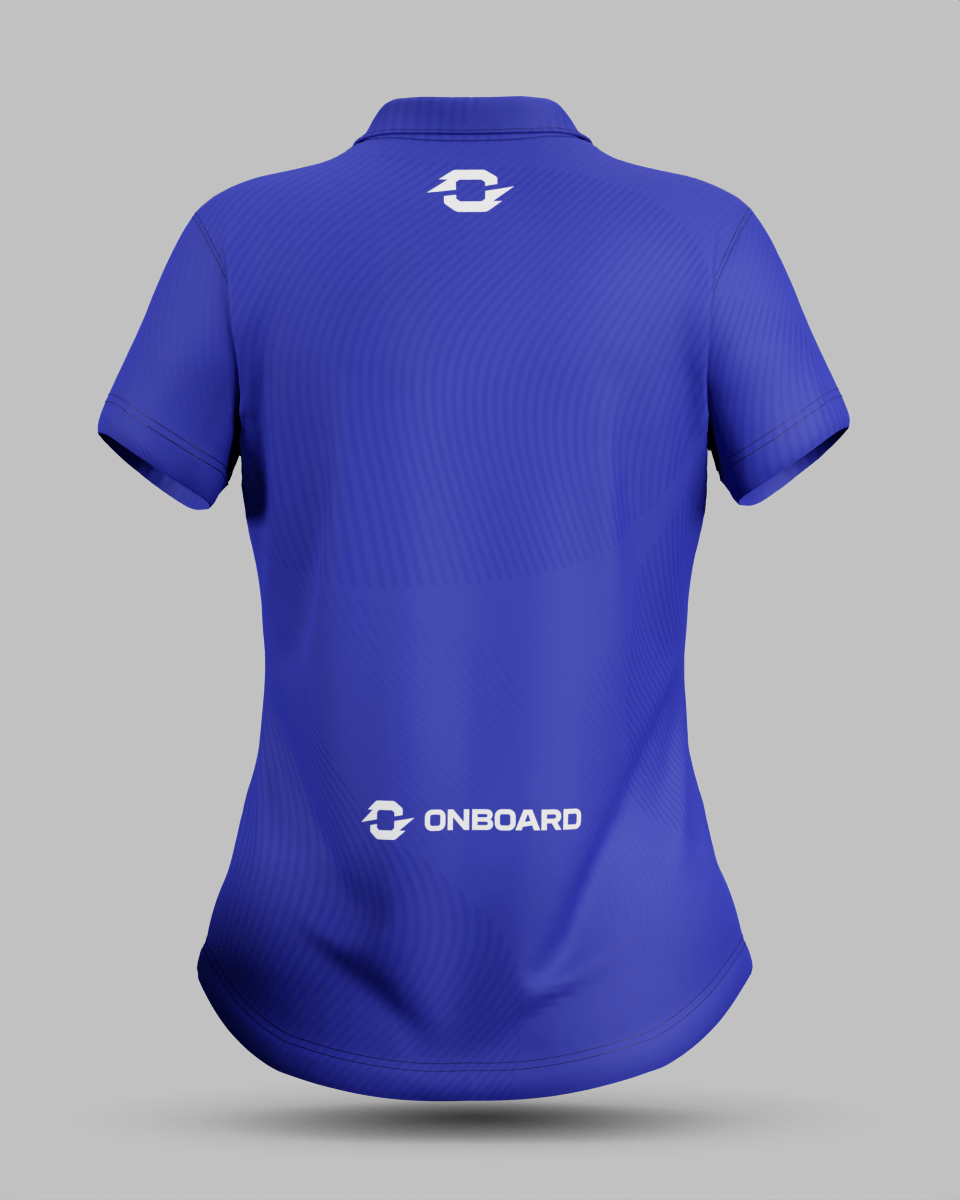 Womens Eclipse 3 Button Polo Collar Jersey - Onboard Sportswear