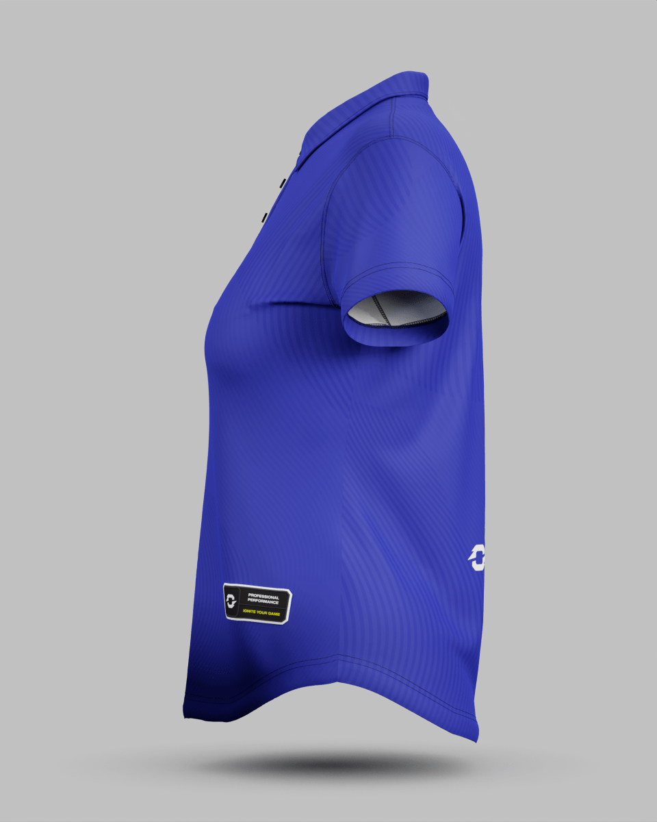 Womens Eclipse 3 Button Polo Collar Jersey - Onboard Sportswear