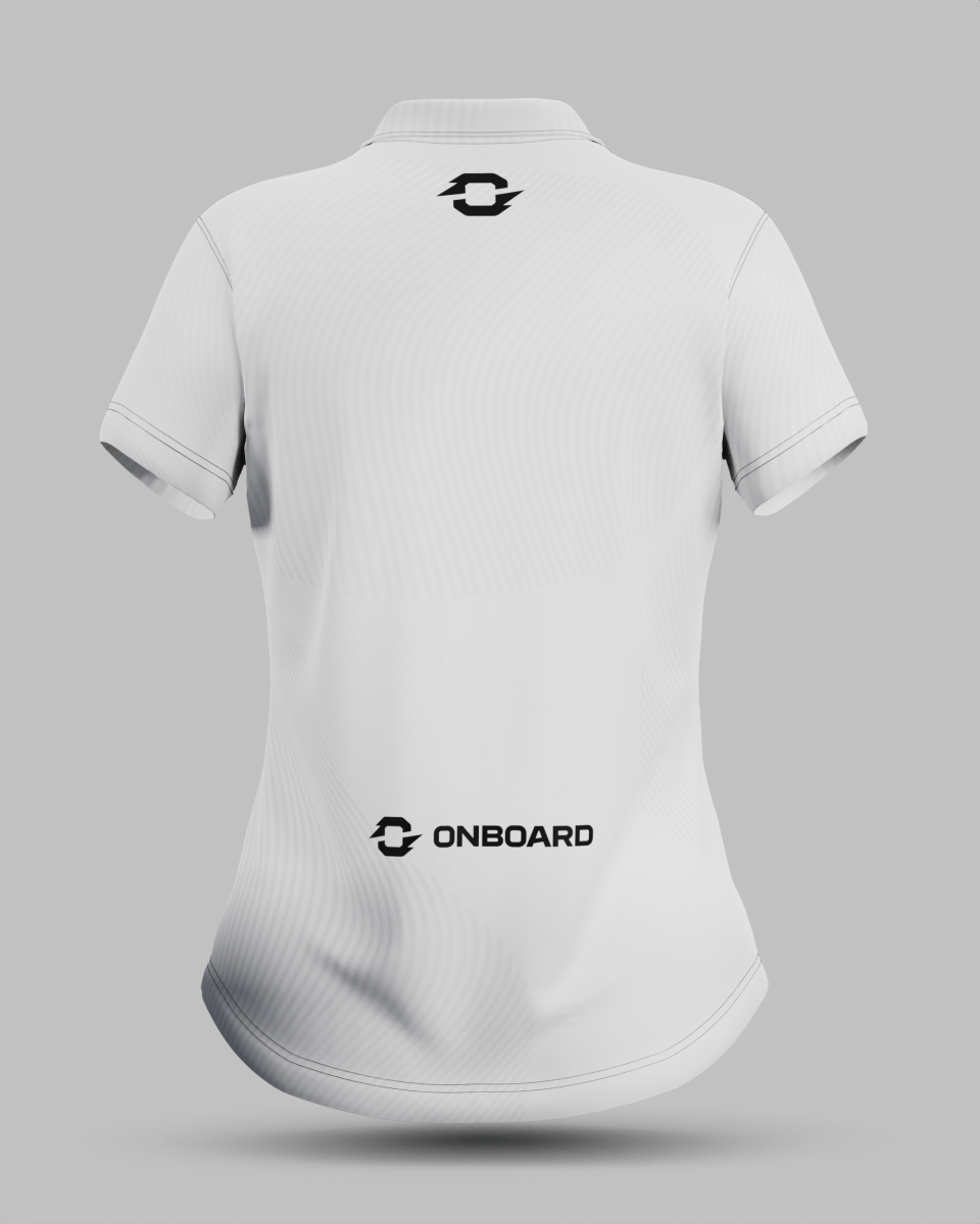 Womens Eclipse 3 Button Polo Collar Jersey - Onboard Sportswear
