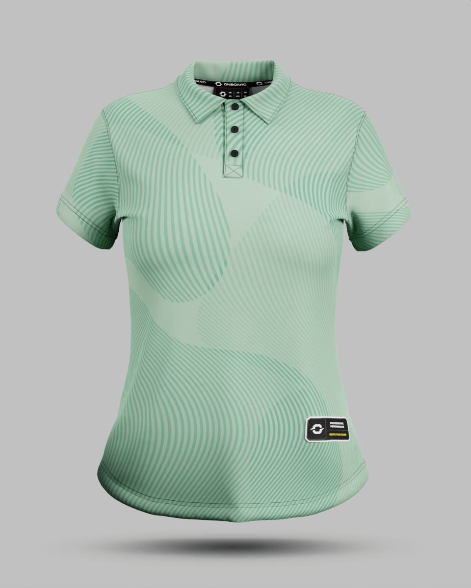 Womens Eclipse 3 Button Polo Collar Jersey - Onboard Sportswear