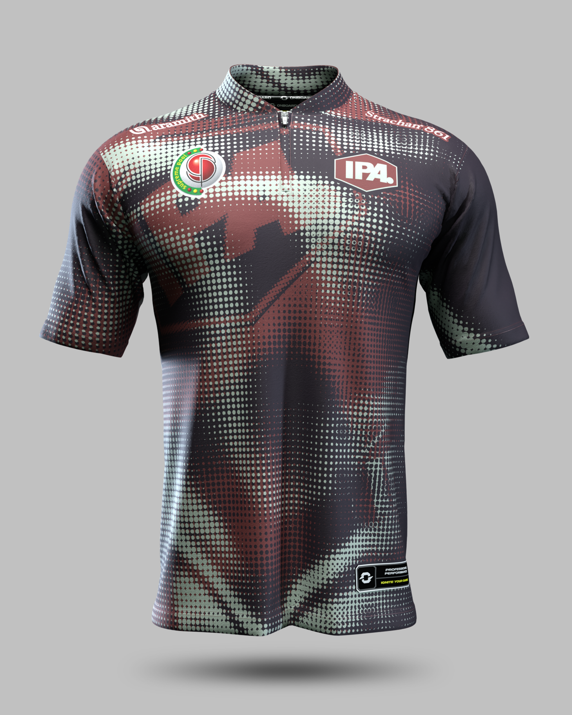 Official 2026 IPA Tour Shirt (Burgundy/Grey)