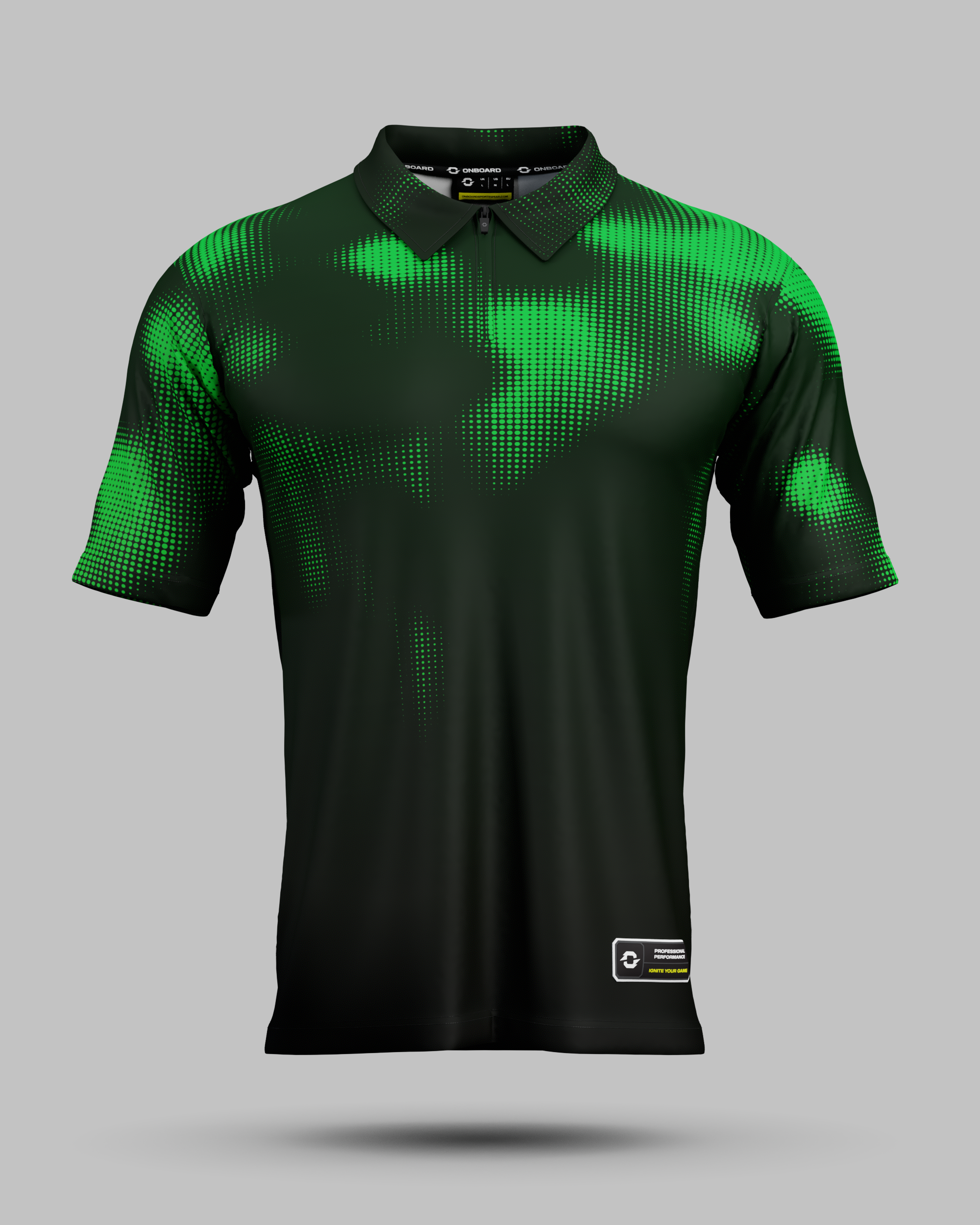 Youth Geneva 1/4 Zip Polo Collar Jersey