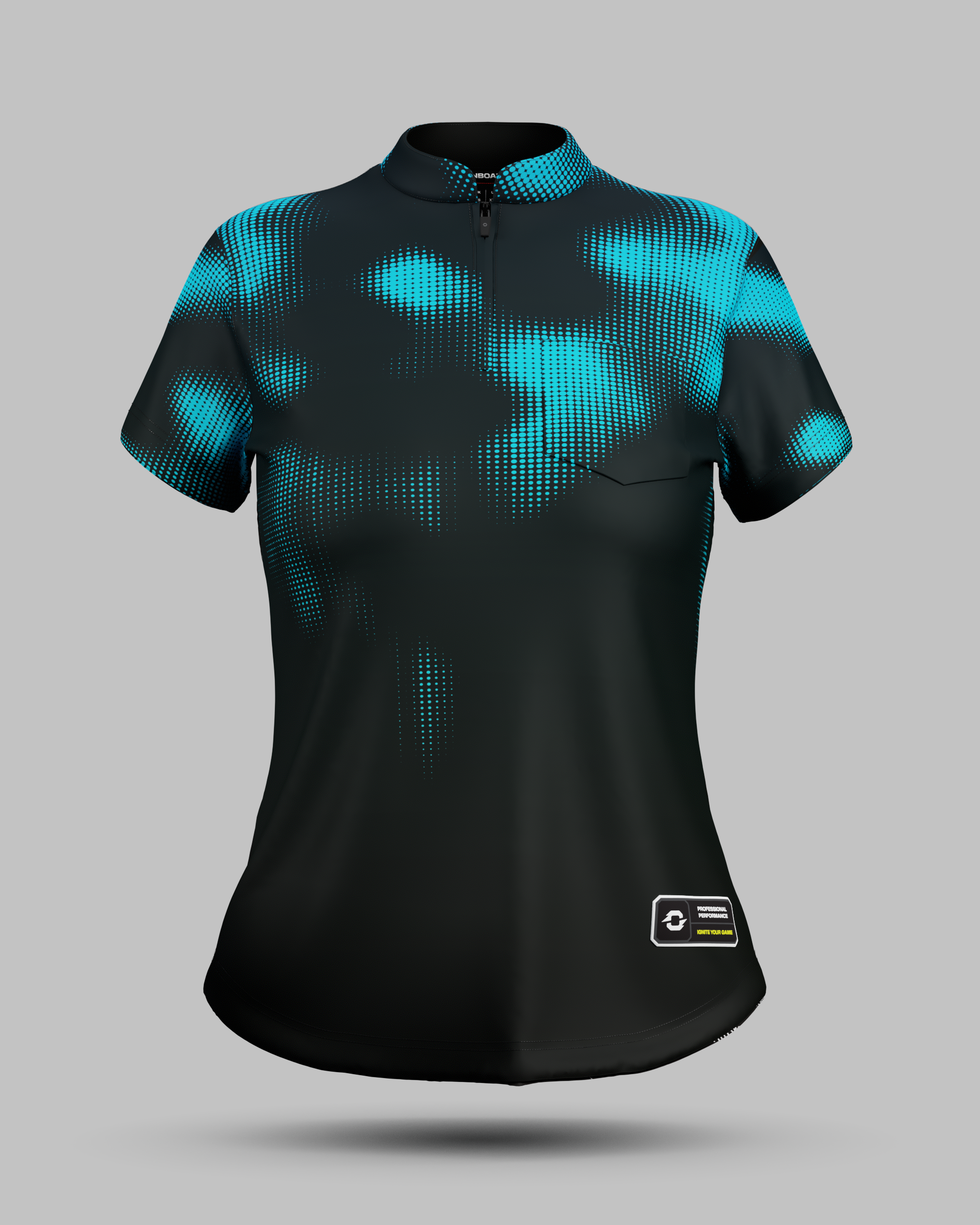 Womens Geneva 1/4 Zip Pro Collar Jersey