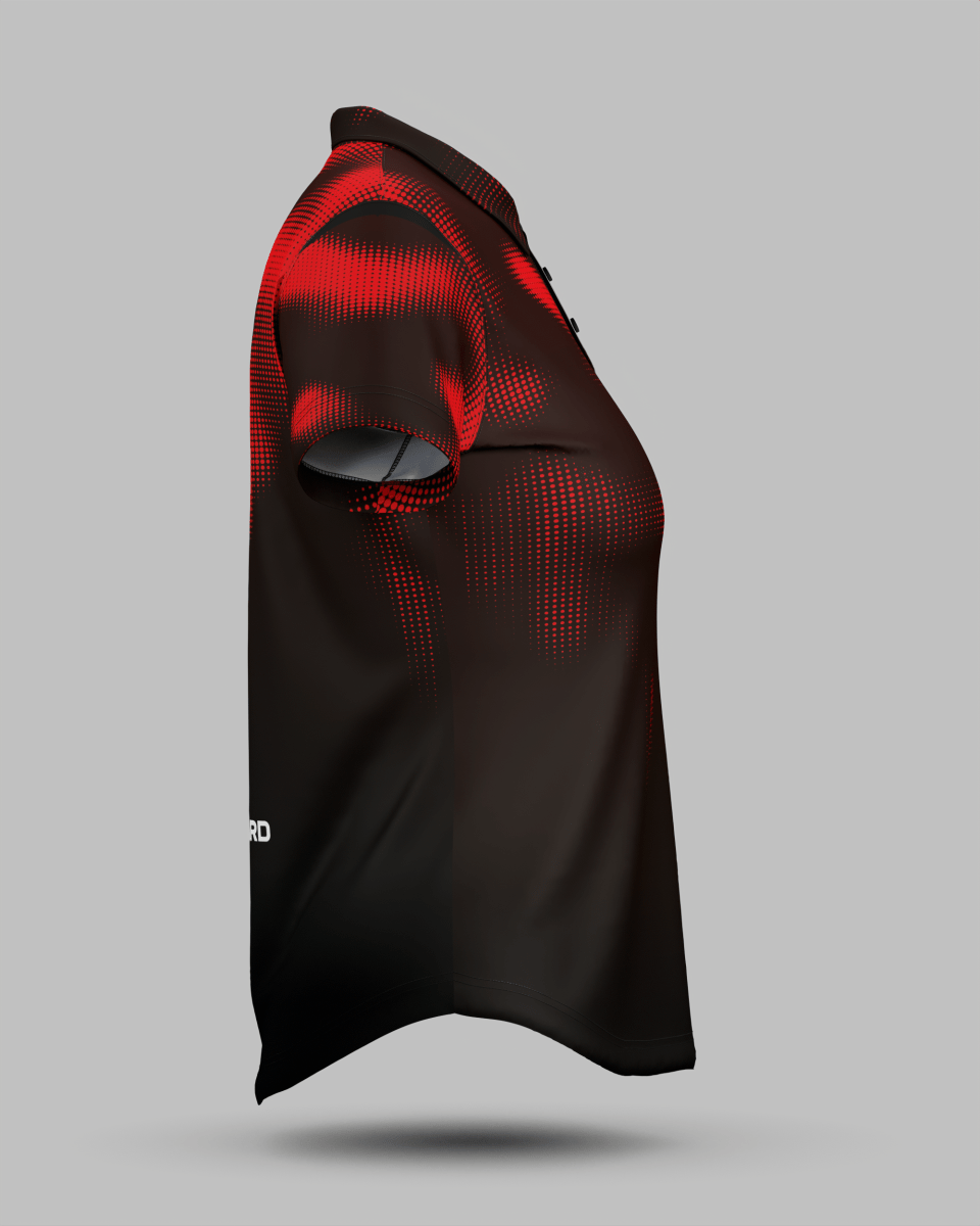 Womens Geneva 3 Button Polo Collar Jersey - Onboard Sportswear