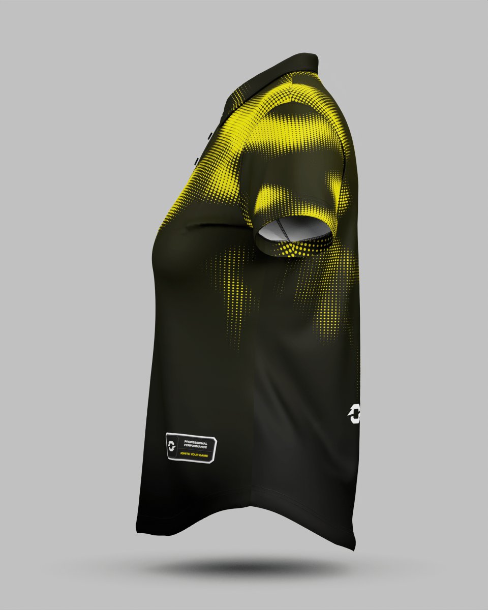 Womens Geneva 3 Button Polo Collar Jersey - Onboard Sportswear