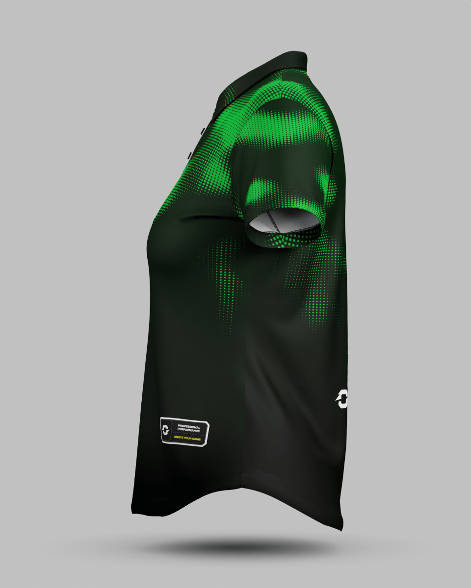 Womens Geneva 3 Button Polo Collar Jersey - Onboard Sportswear