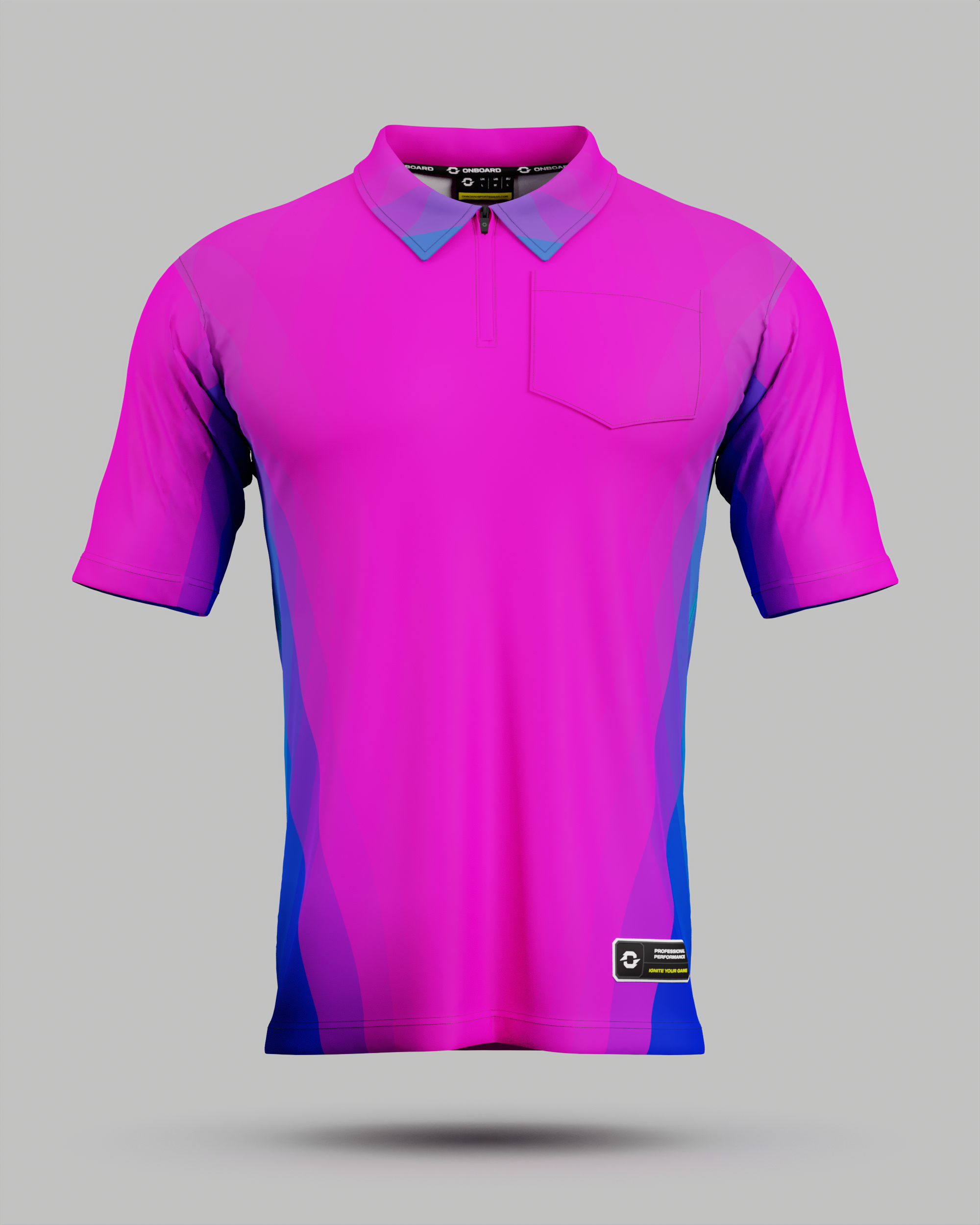 Youth Helsinki 2.0 1/4 Zip Polo Collar Jersey With Pocket