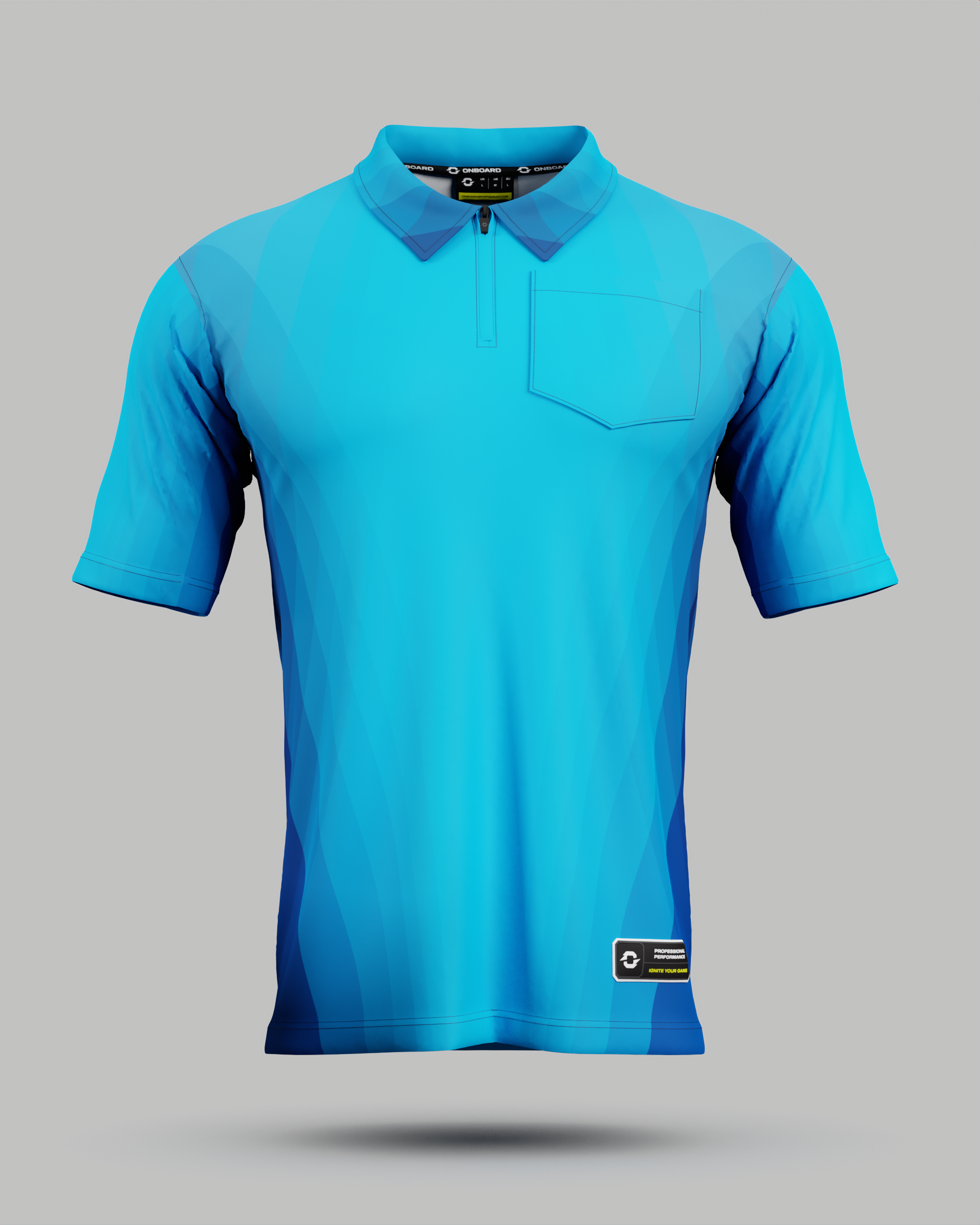 Youth Helsinki 2.0 1/4 Zip Polo Collar Jersey With Pocket