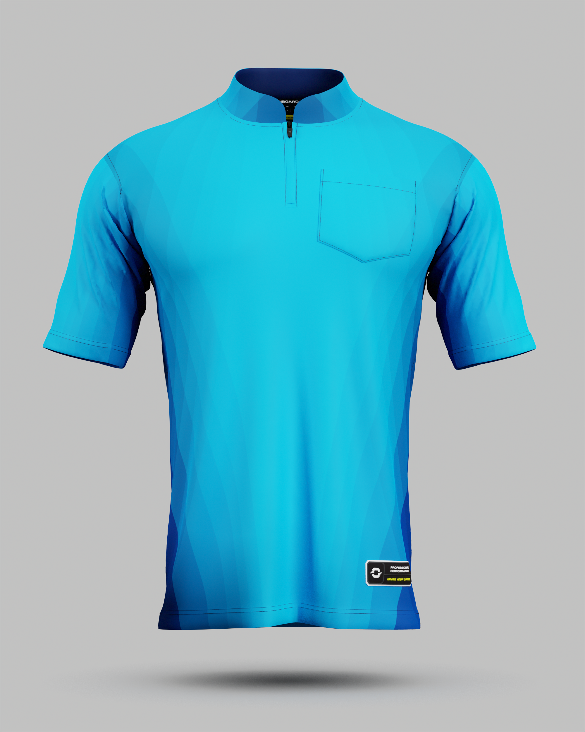 Youth Helsinki 2.0 1/4 Zip Pro Collar Jersey With Pocket