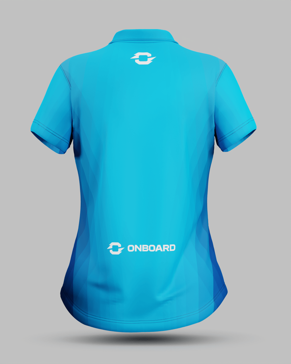 Womens Helsinki 2.0 1/4 Zip Polo Collar Jersey - Onboard Sportswear