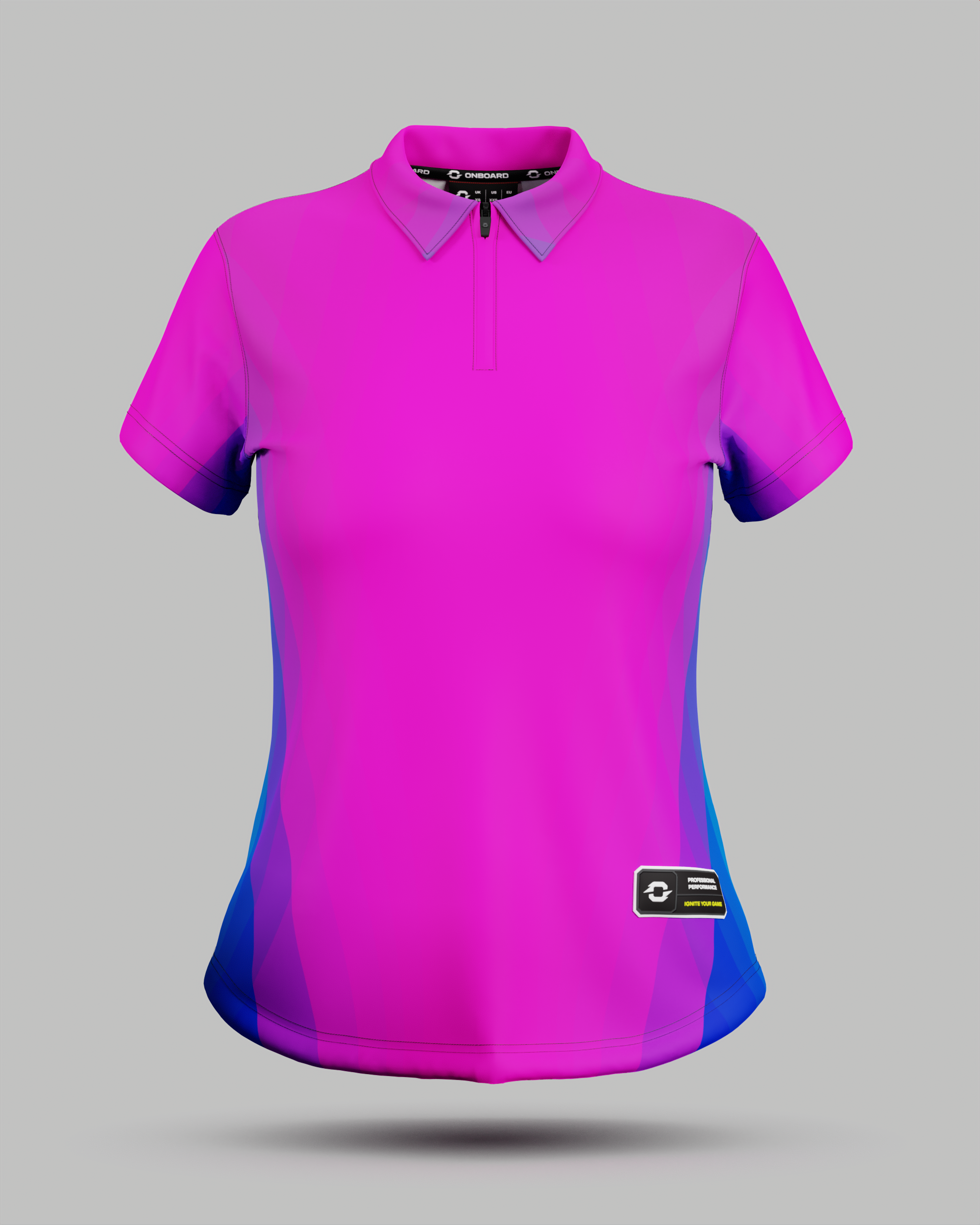 Womens Helsinki 2.0 1/4 Zip Polo Collar Jersey With Pocket