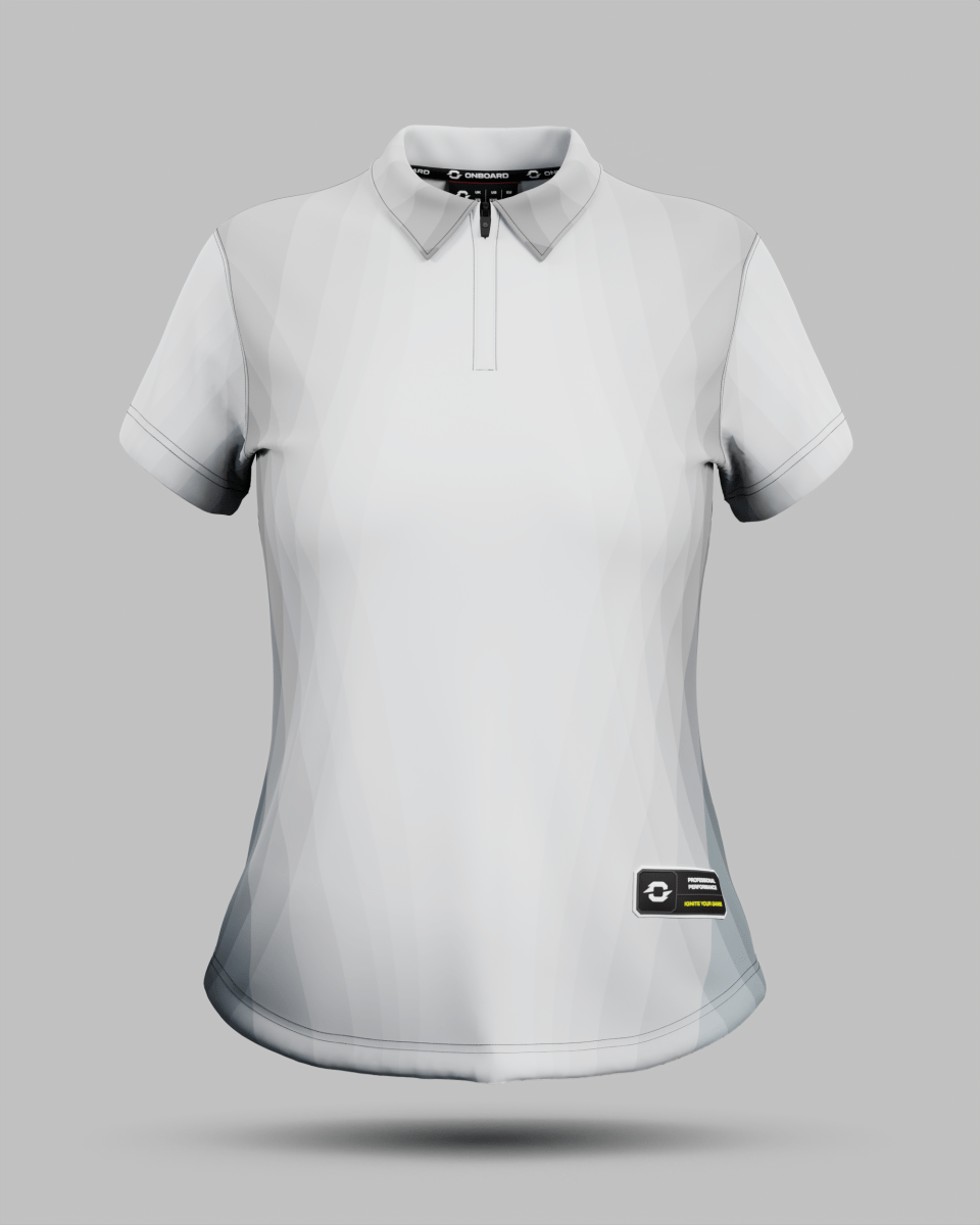 Womens Helsinki 2.0 1/4 Zip Polo Collar Jersey With Pocket - Onboard Sportswear