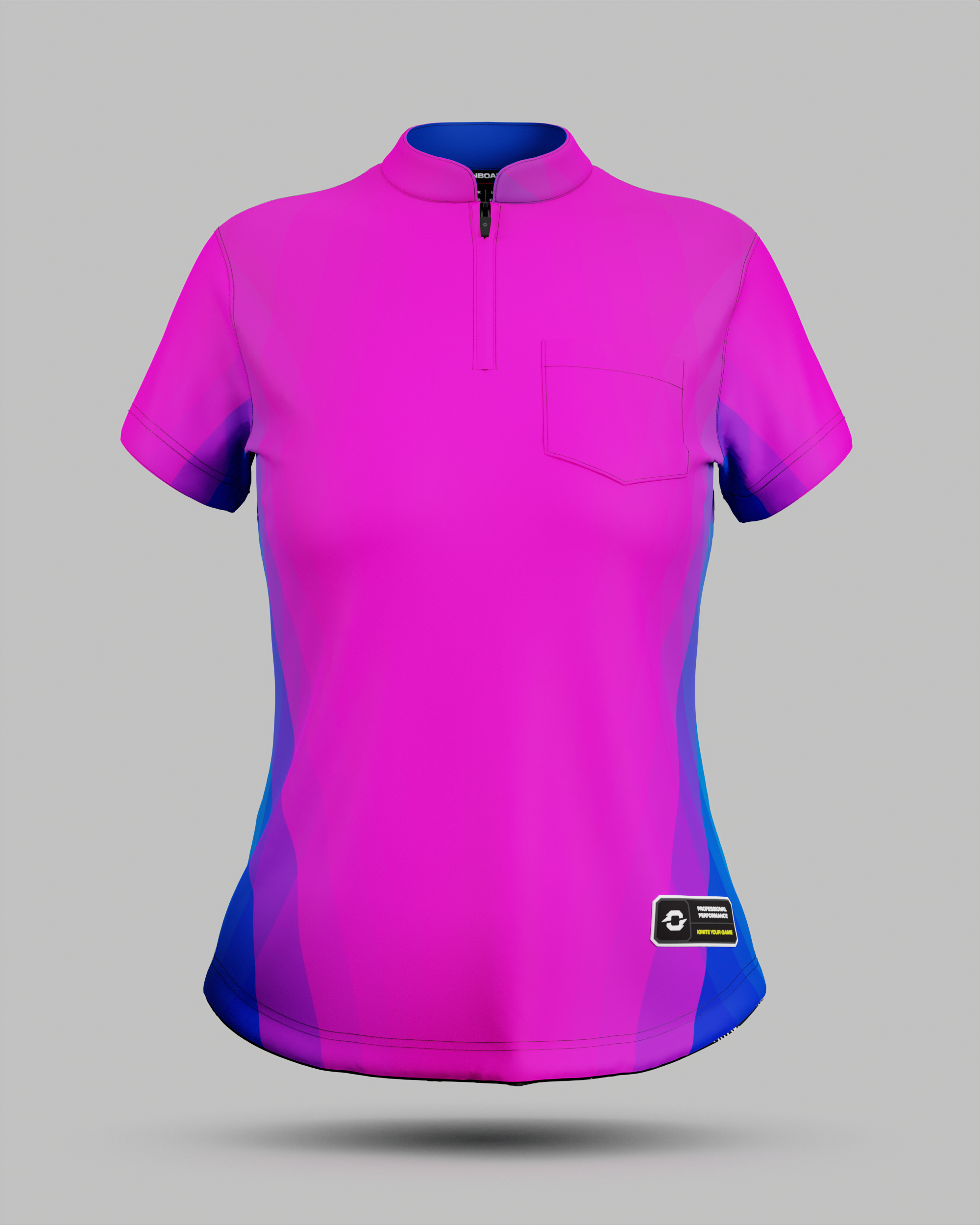 Womens Helsinki 2.0 1/4 Zip Pro Collar Jersey With Pocket