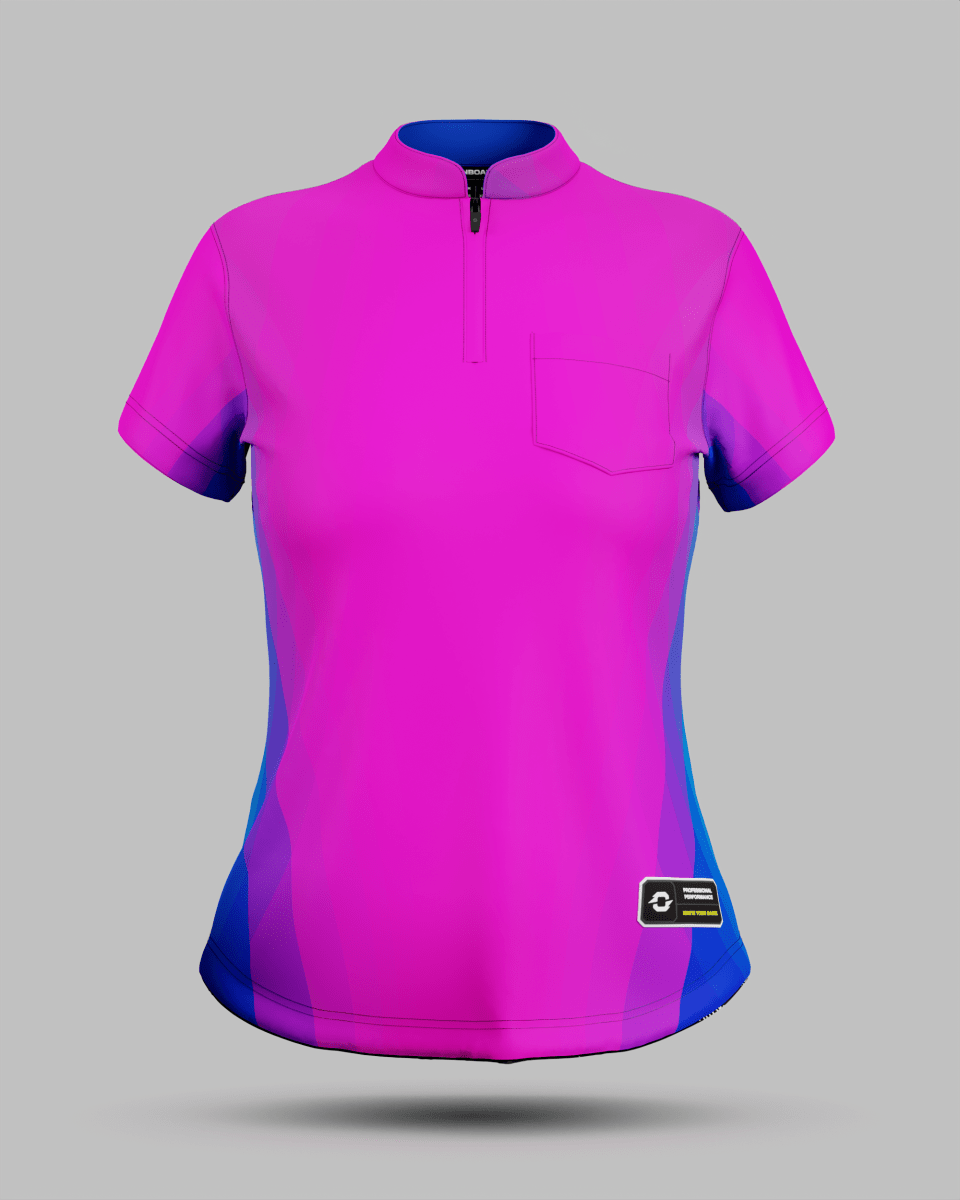 Womens Helsinki 2.0 1/4 Zip Pro Collar Jersey With Pocket - Onboard Sportswear