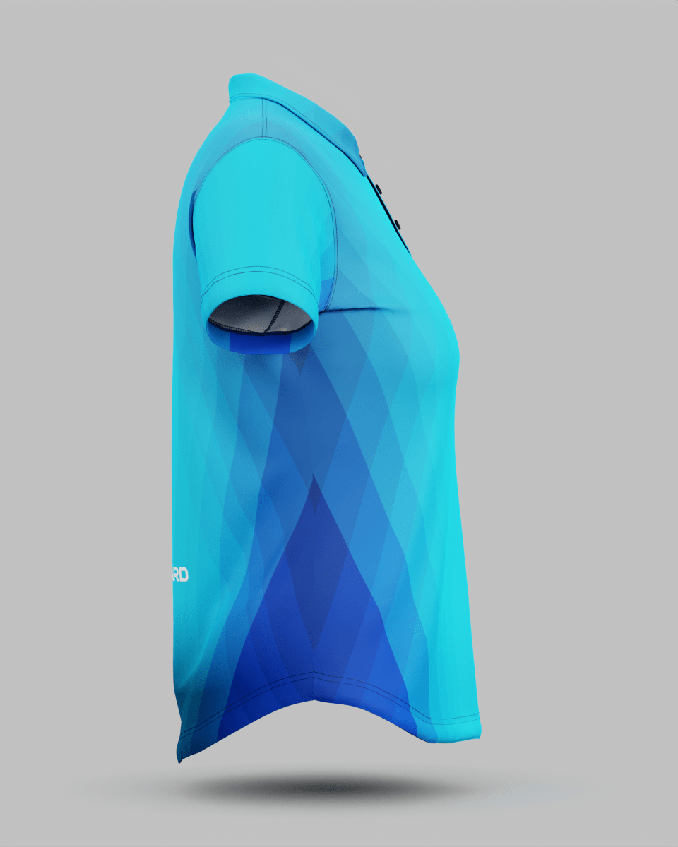 Womens Helsinki 2.0 3 Button Polo Collar Jersey - Onboard Sportswear