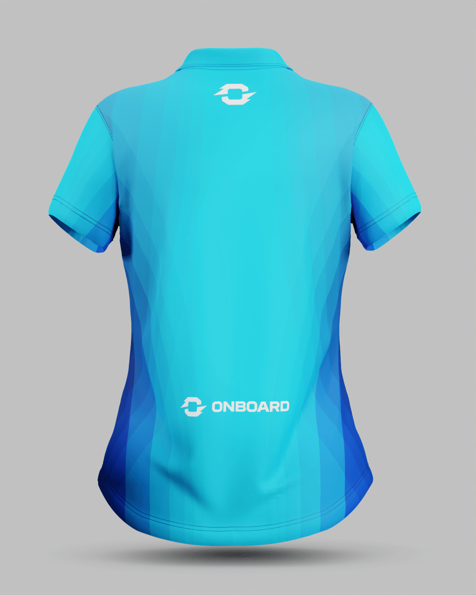 Womens Helsinki 2.0 3 Button Polo Collar Jersey - Onboard Sportswear