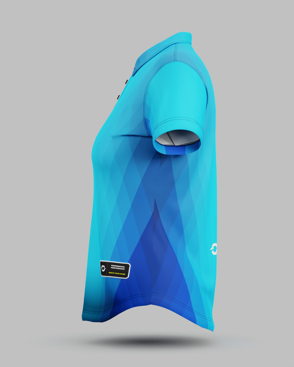 Womens Helsinki 2.0 3 Button Polo Collar Jersey - Onboard Sportswear