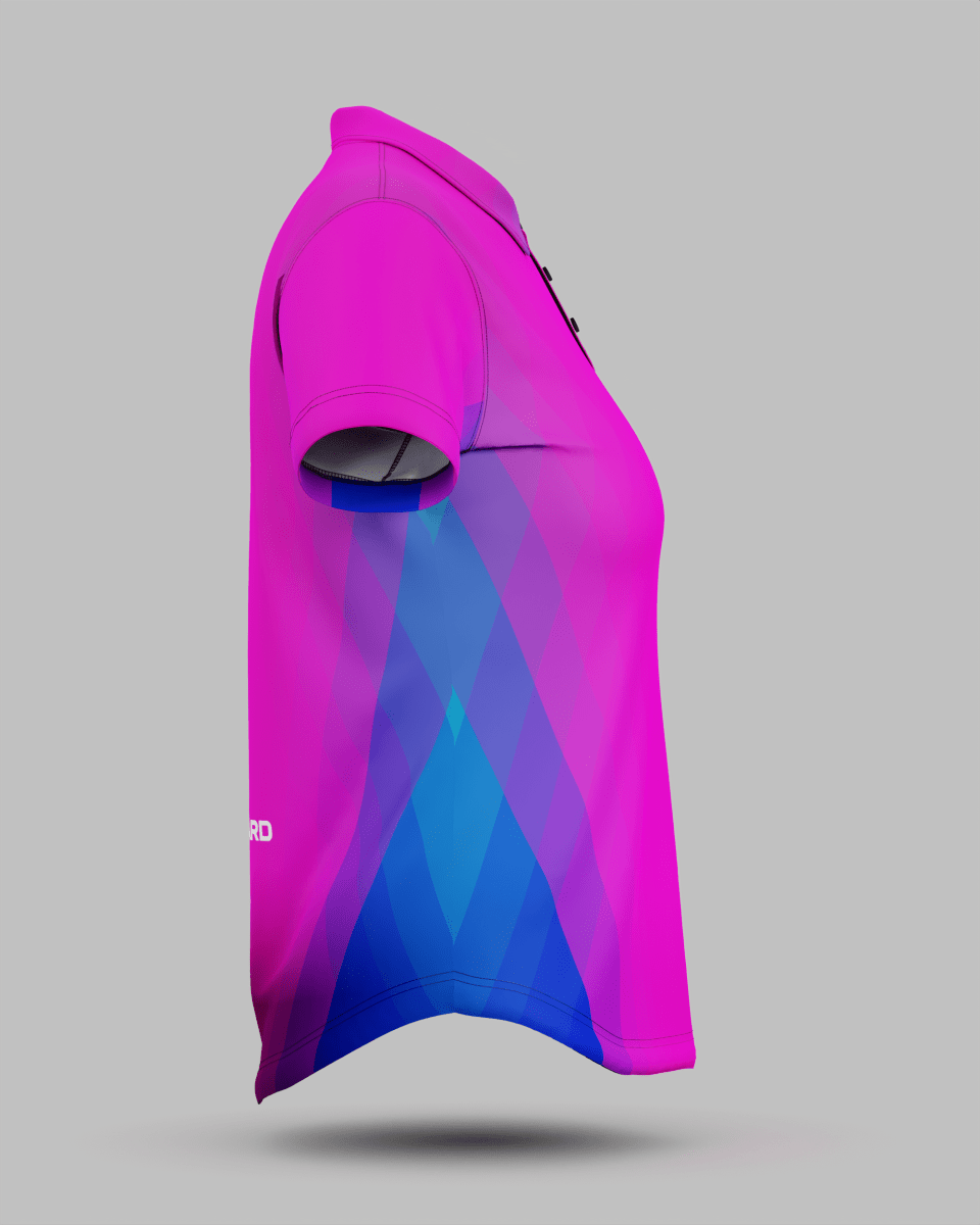 Womens Helsinki 2.0 3 Button Polo Collar Jersey - Onboard Sportswear