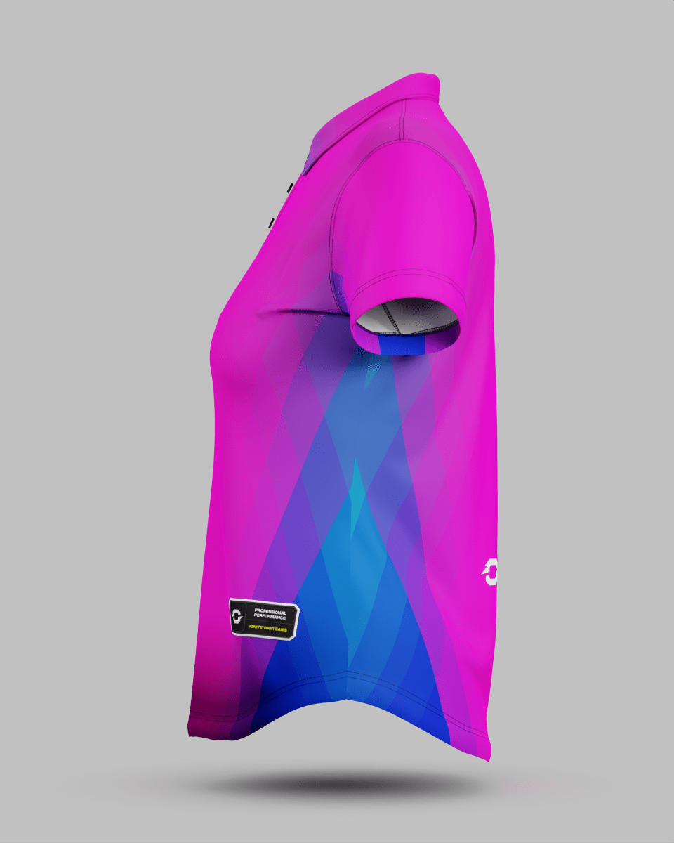 Womens Helsinki 2.0 3 Button Polo Collar Jersey - Onboard Sportswear