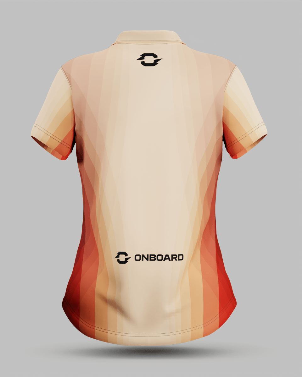 Womens Helsinki 2.0 3 Button Polo Collar Jersey - Onboard Sportswear