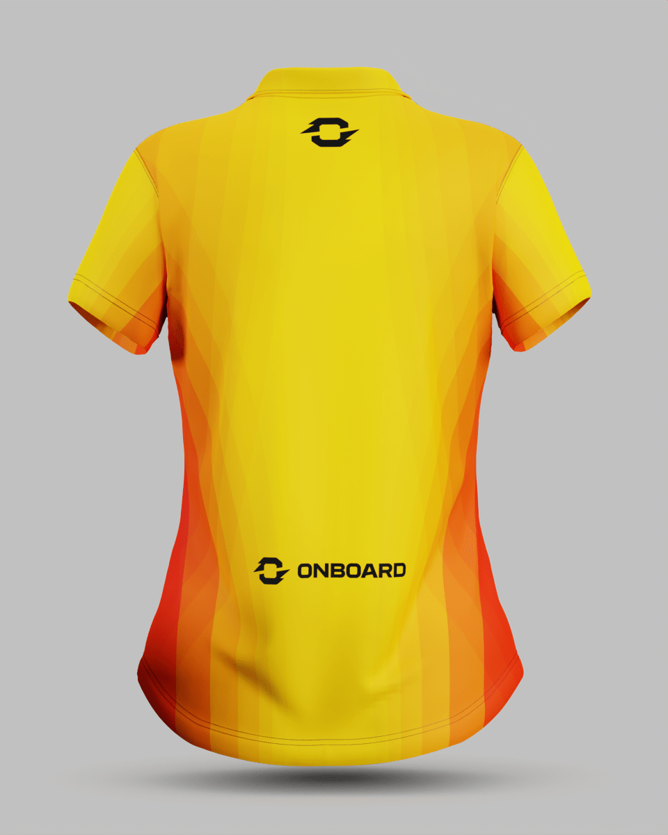 Womens Helsinki 2.0 3 Button Polo Collar Jersey - Onboard Sportswear