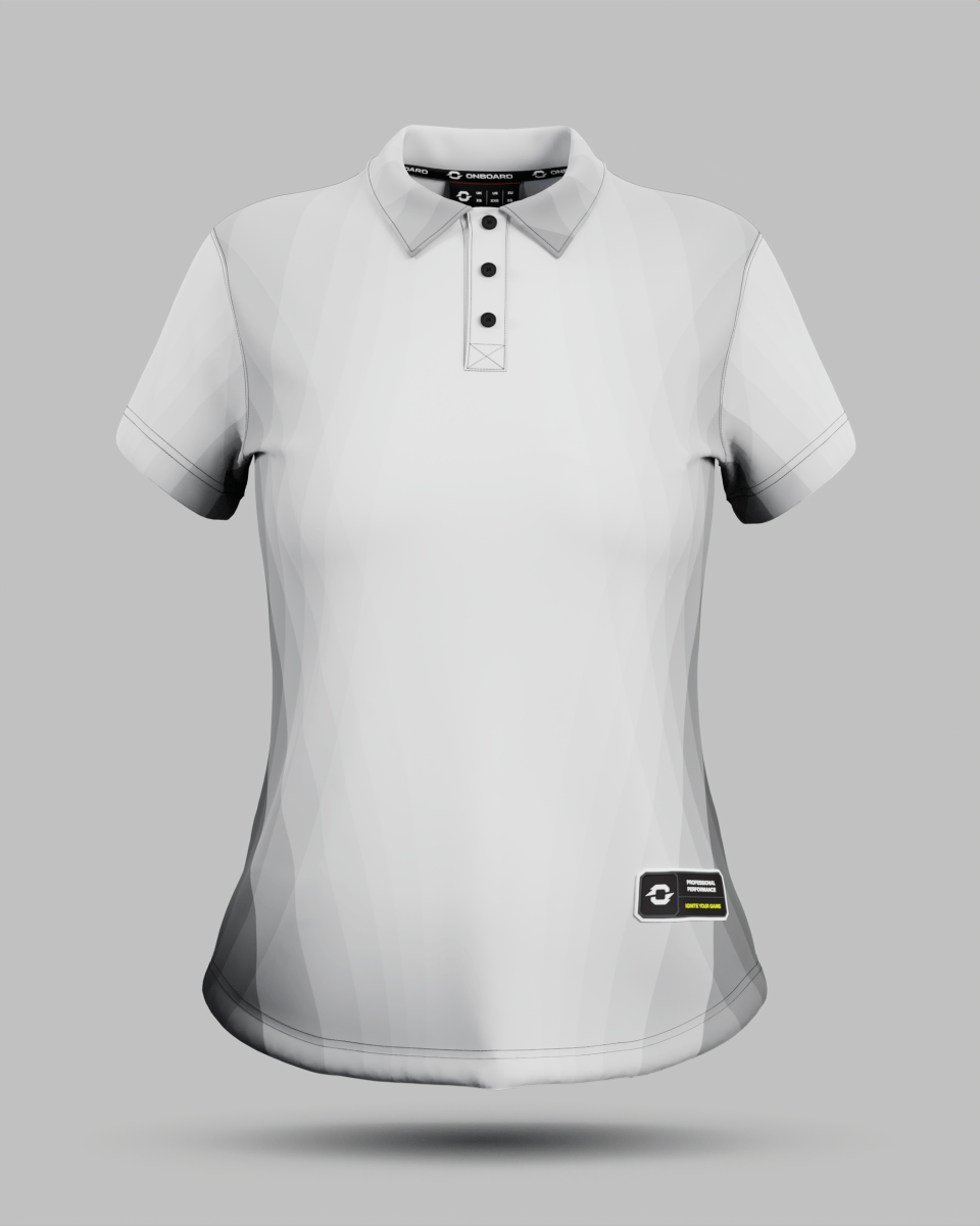 Womens Helsinki 2.0 3 Button Polo Collar Jersey - Onboard Sportswear