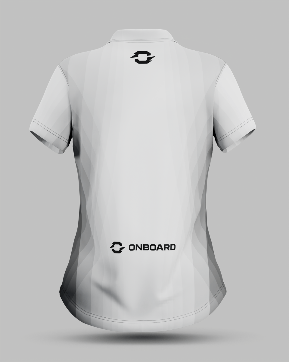 Womens Helsinki 2.0 3 Button Polo Collar Jersey - Onboard Sportswear