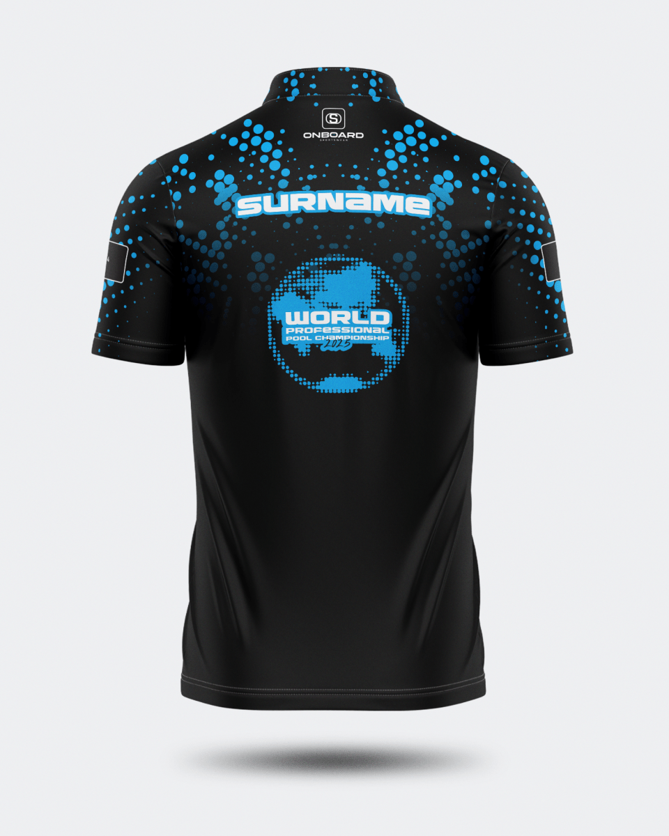 2025 Official IPA World Championship Jersey Black/Sky Blue Onboard