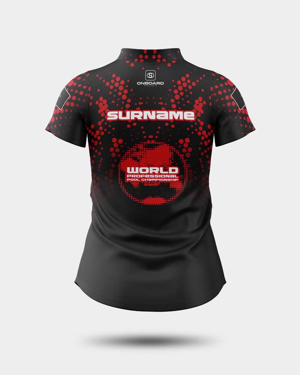 2025 Official IPA Women's World Championship Jersey Black/Red Onboard