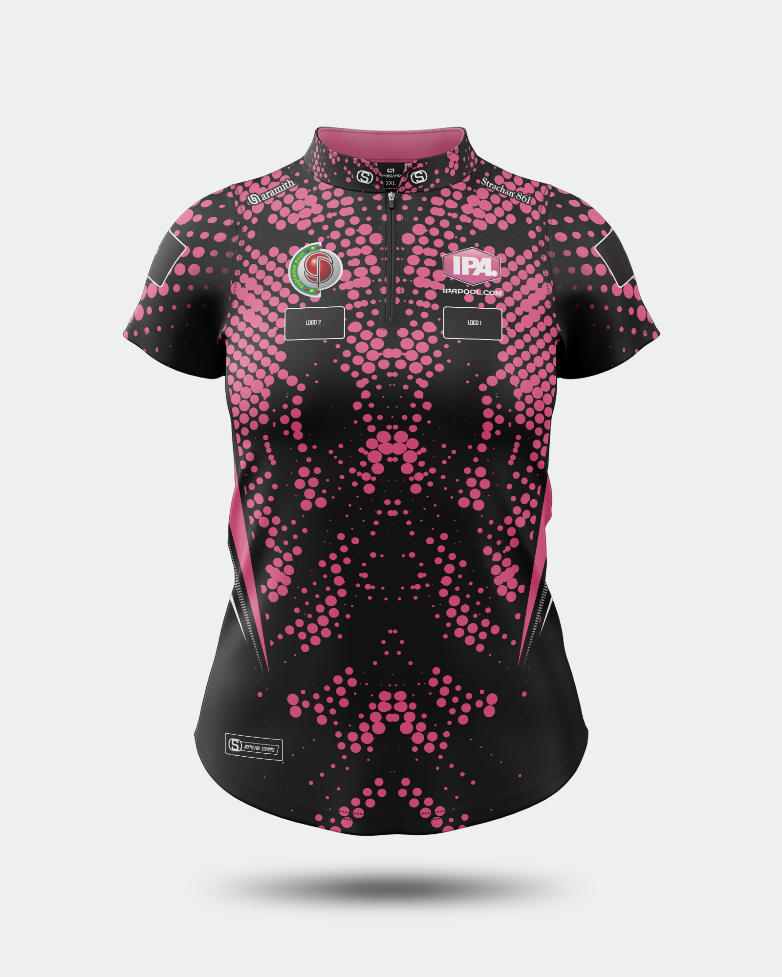 2025 Official IPA Women's World Championship Jersey Black/Pink