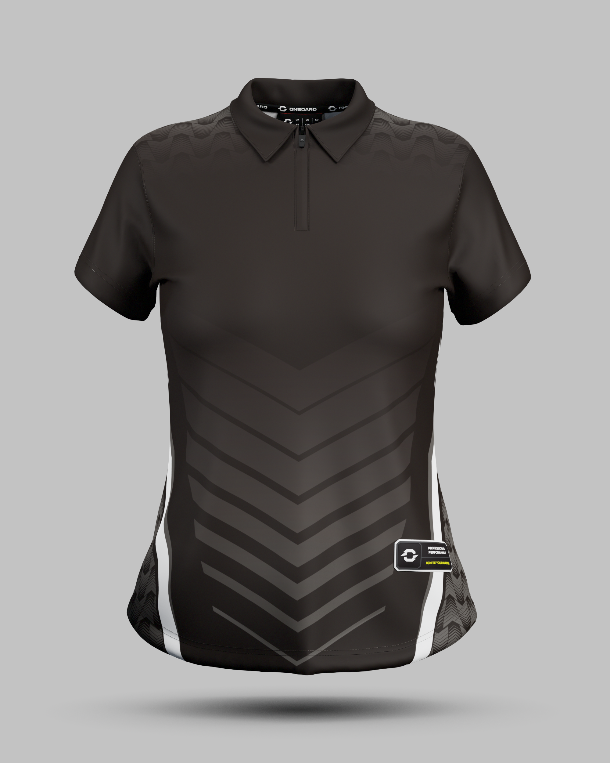 Womens Lisbon 1/4 Zip Polo Collar Jersey