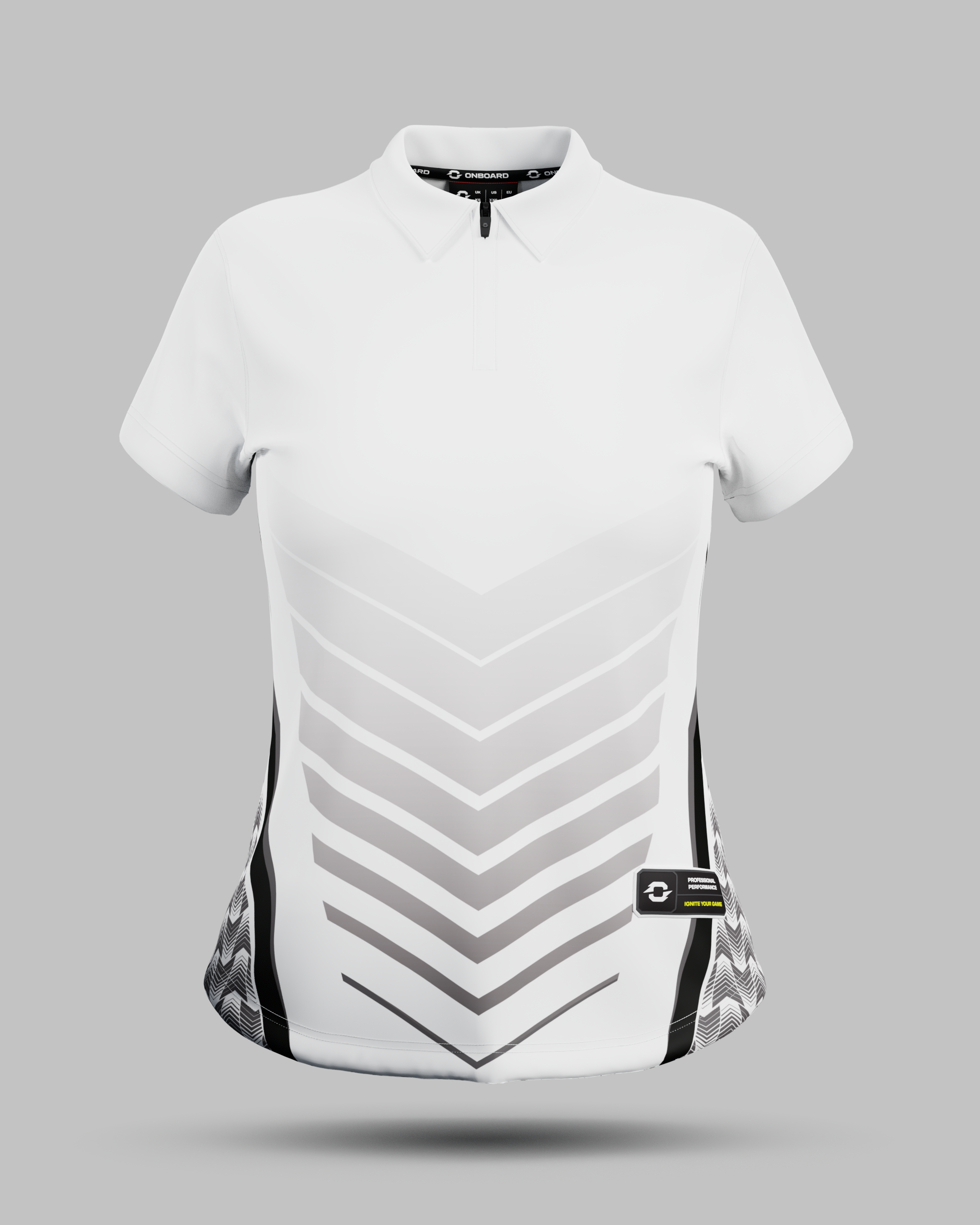 Womens Lisbon 1/4 Zip Polo Collar Jersey