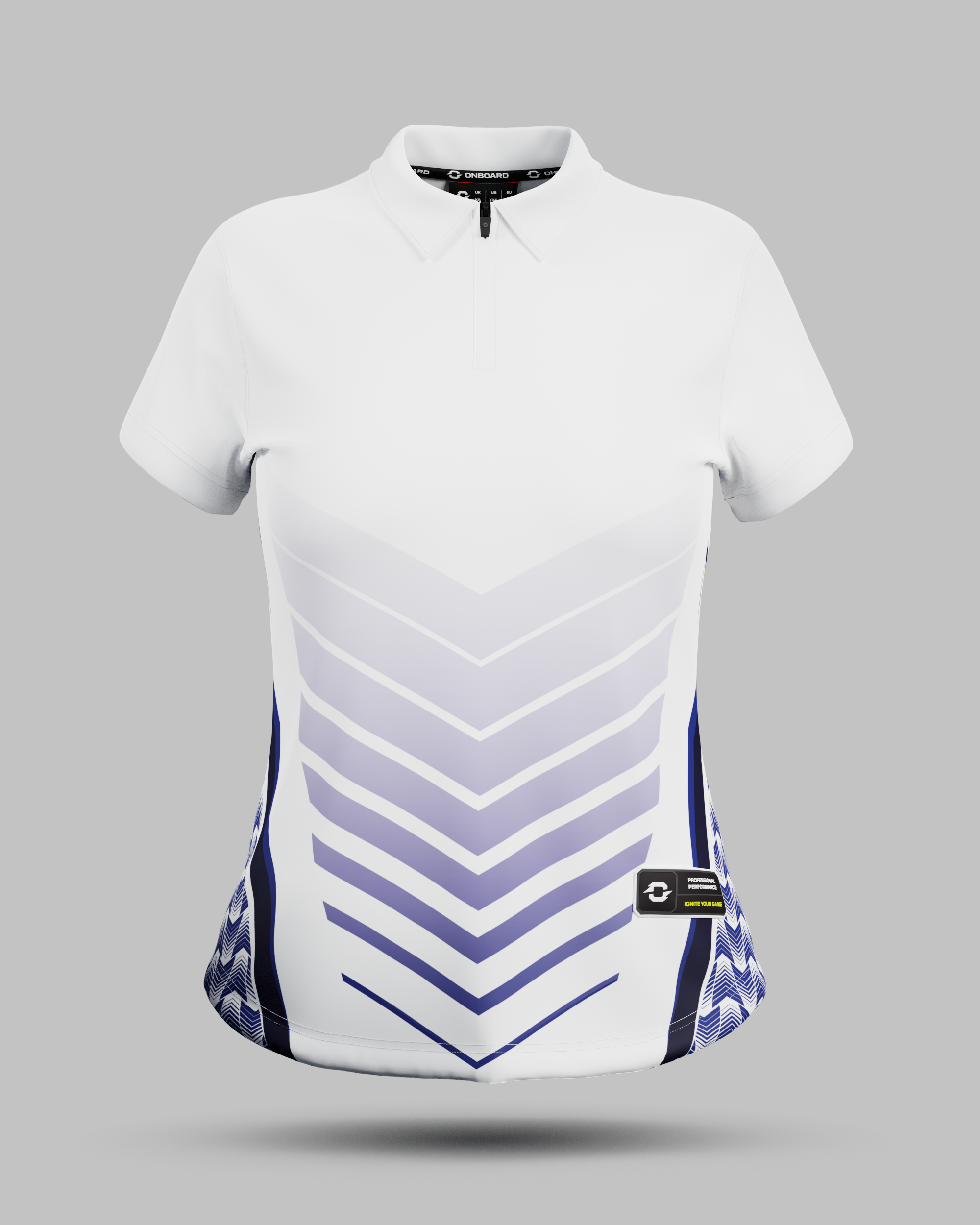 Womens Lisbon 1/4 Zip Polo Collar Jersey