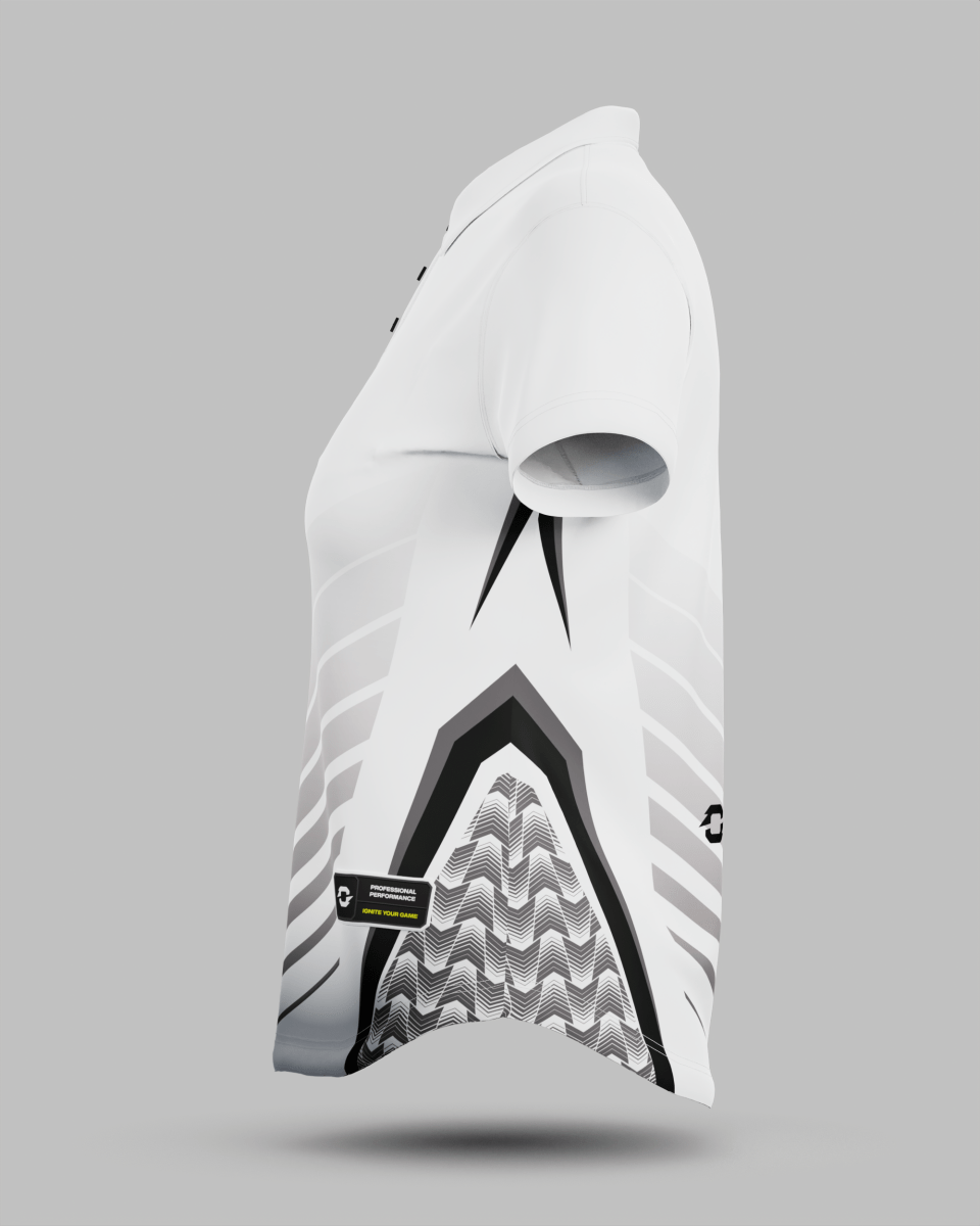 Womens Lisbon 3 Button Polo Collar Jersey - Onboard Sportswear