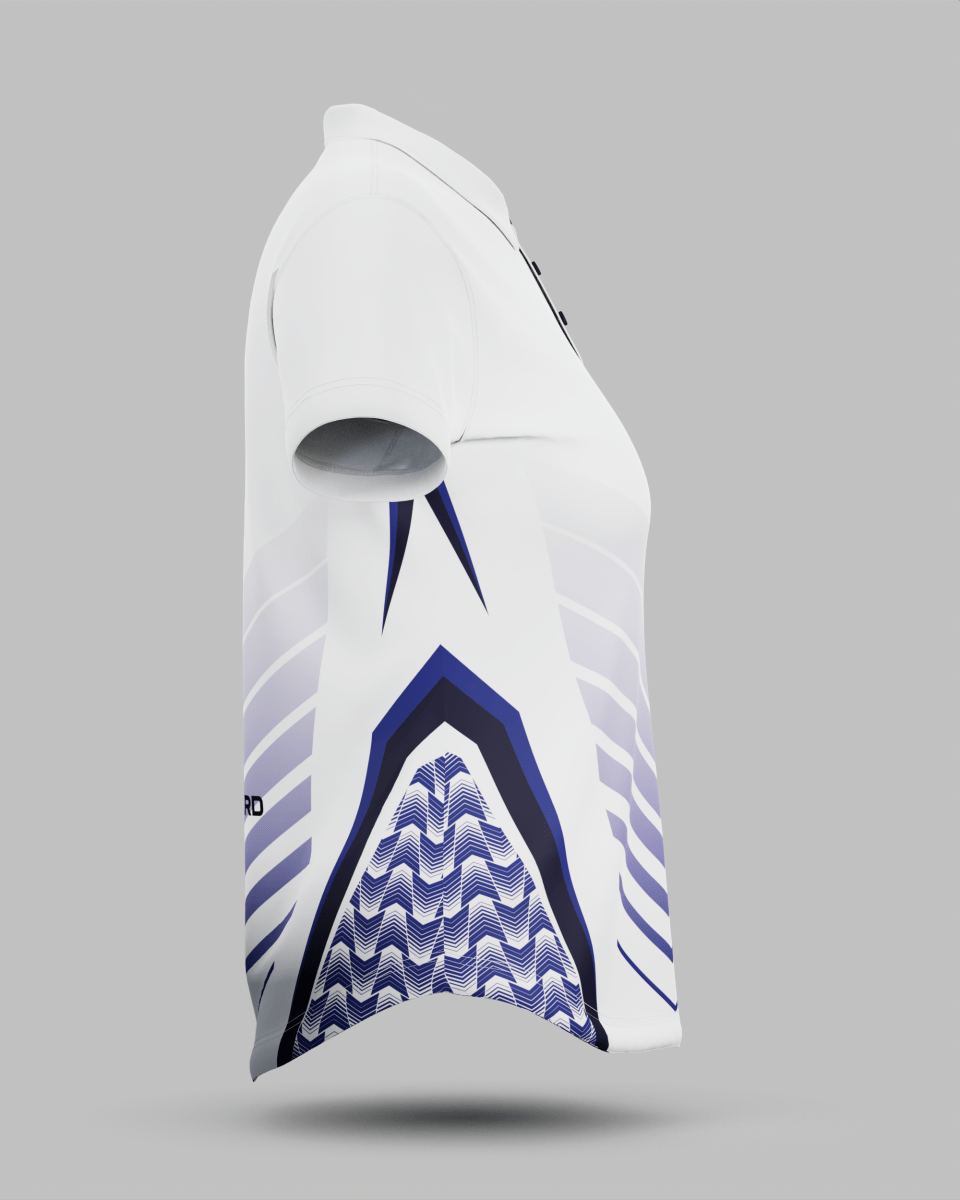 Womens Lisbon 3 Button Polo Collar Jersey - Onboard Sportswear