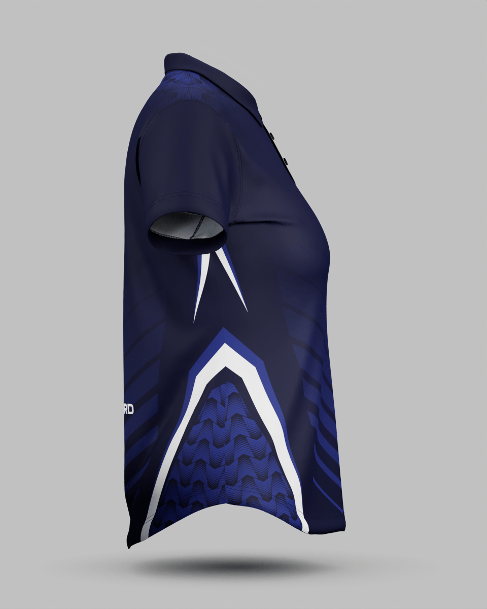 Womens Lisbon 3 Button Polo Collar Jersey - Onboard Sportswear