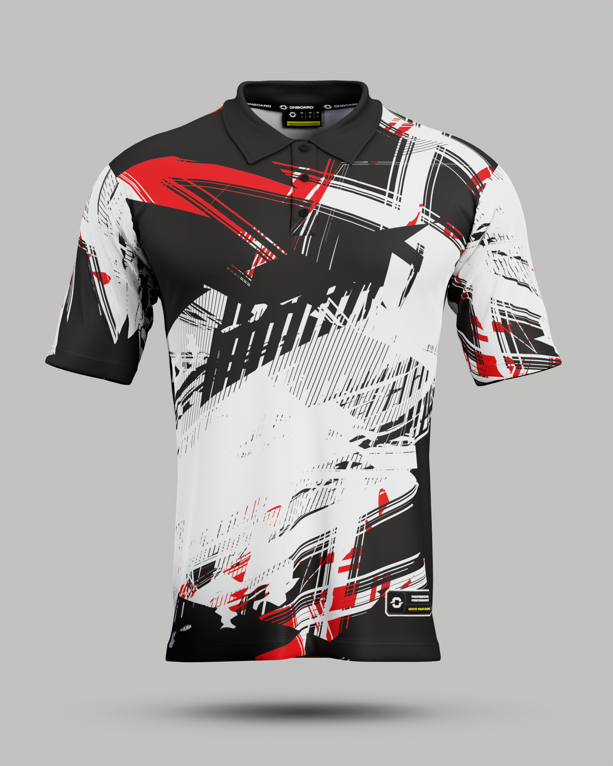 Youth Madrid 3 Button Polo Collar Jersey