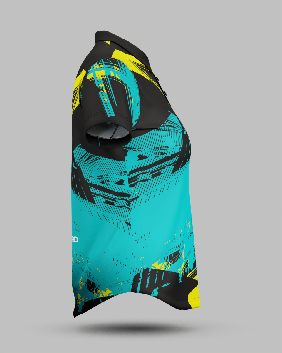 Womens Madrid 3 Button Polo Collar Jersey - Onboard Sportswear