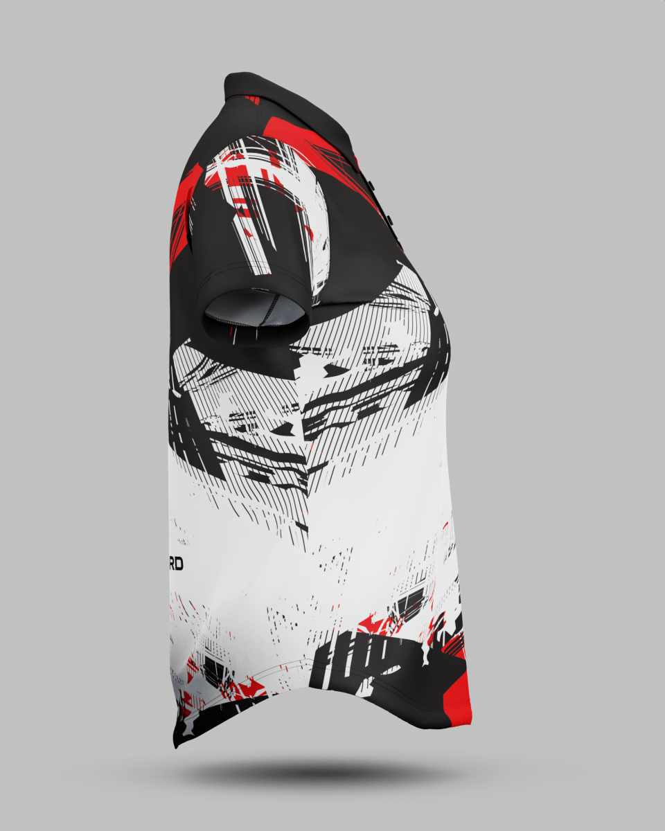 Womens Madrid 3 Button Polo Collar Jersey - Onboard Sportswear