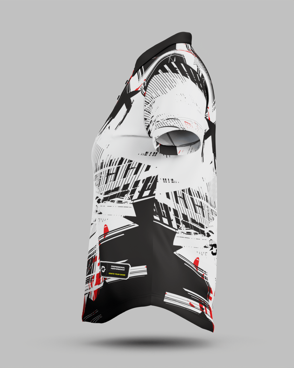 Womens Madrid 3 Button Polo Collar Jersey - Onboard Sportswear