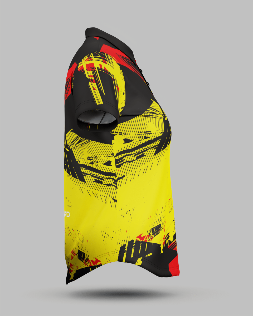 Womens Madrid 3 Button Polo Collar Jersey - Onboard Sportswear