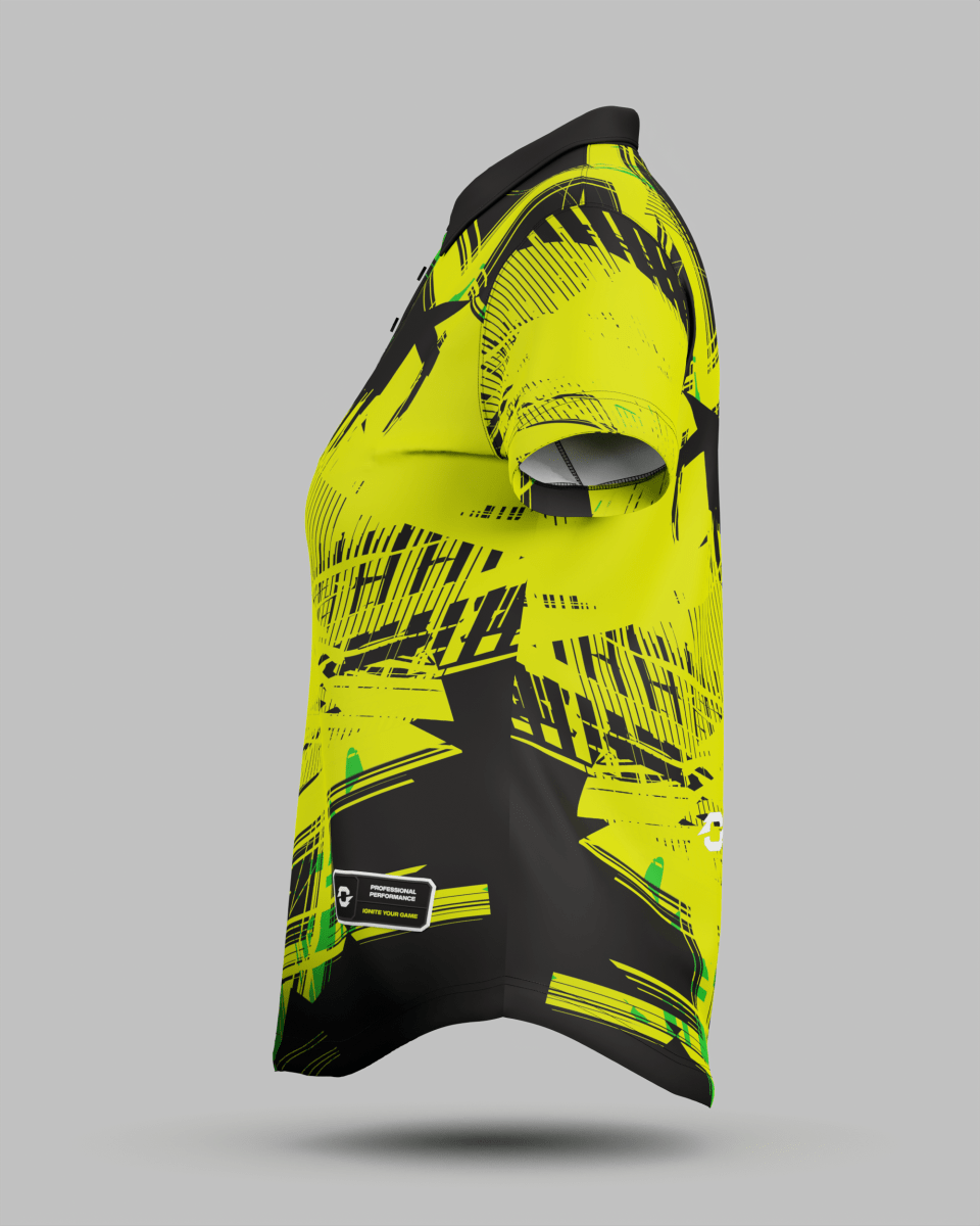 Womens Madrid 3 Button Polo Collar Jersey - Onboard Sportswear