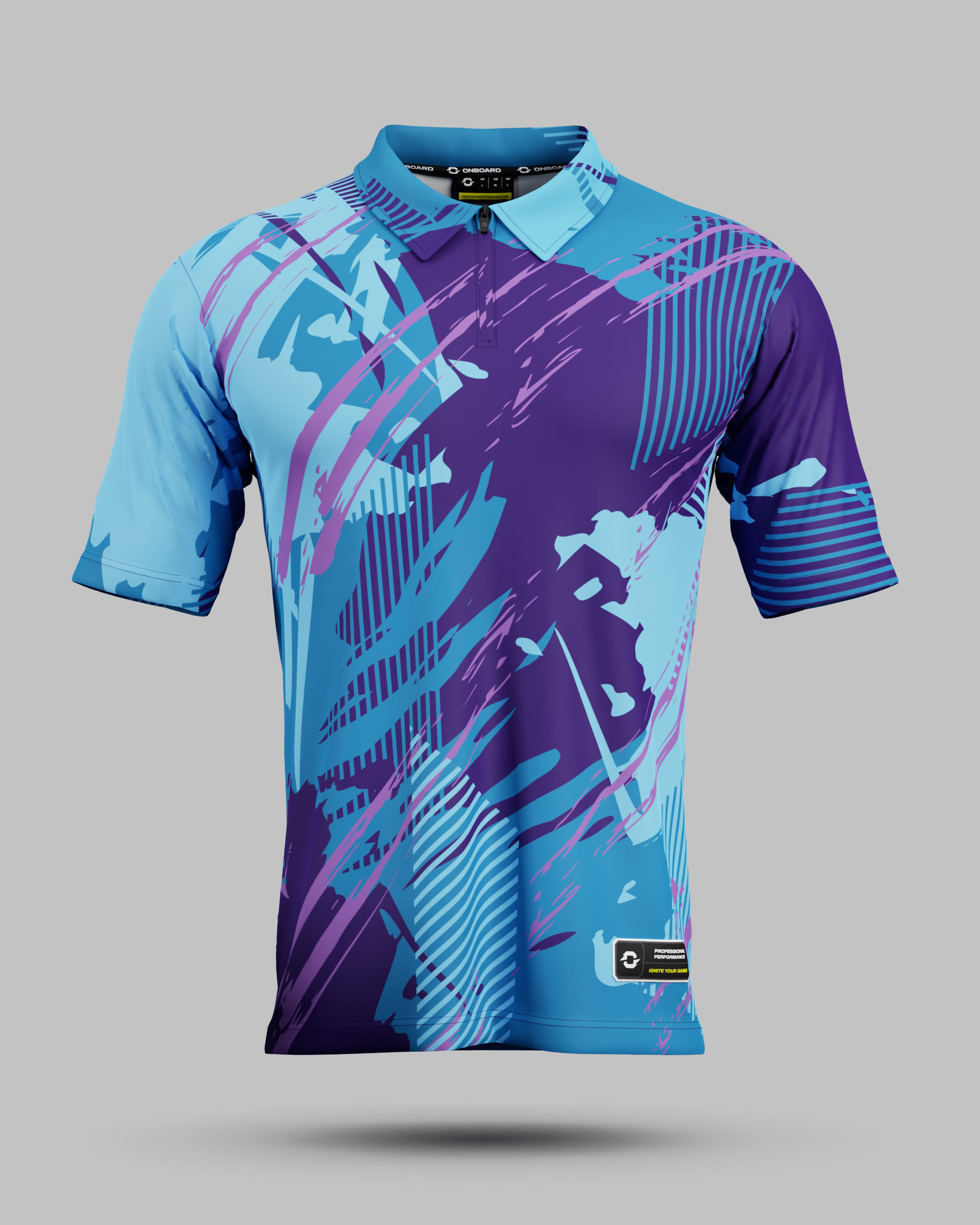 Youth Manhattan 1/4 Zip Polo Collar Jersey