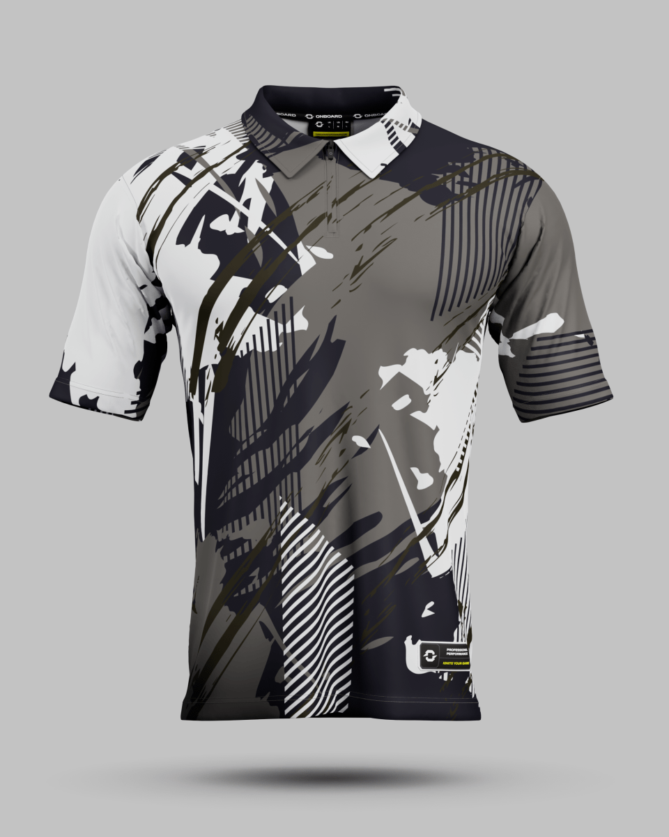 Manhattan 1/4 Zip Polo Collar Jersey - Onboard Sportswear
