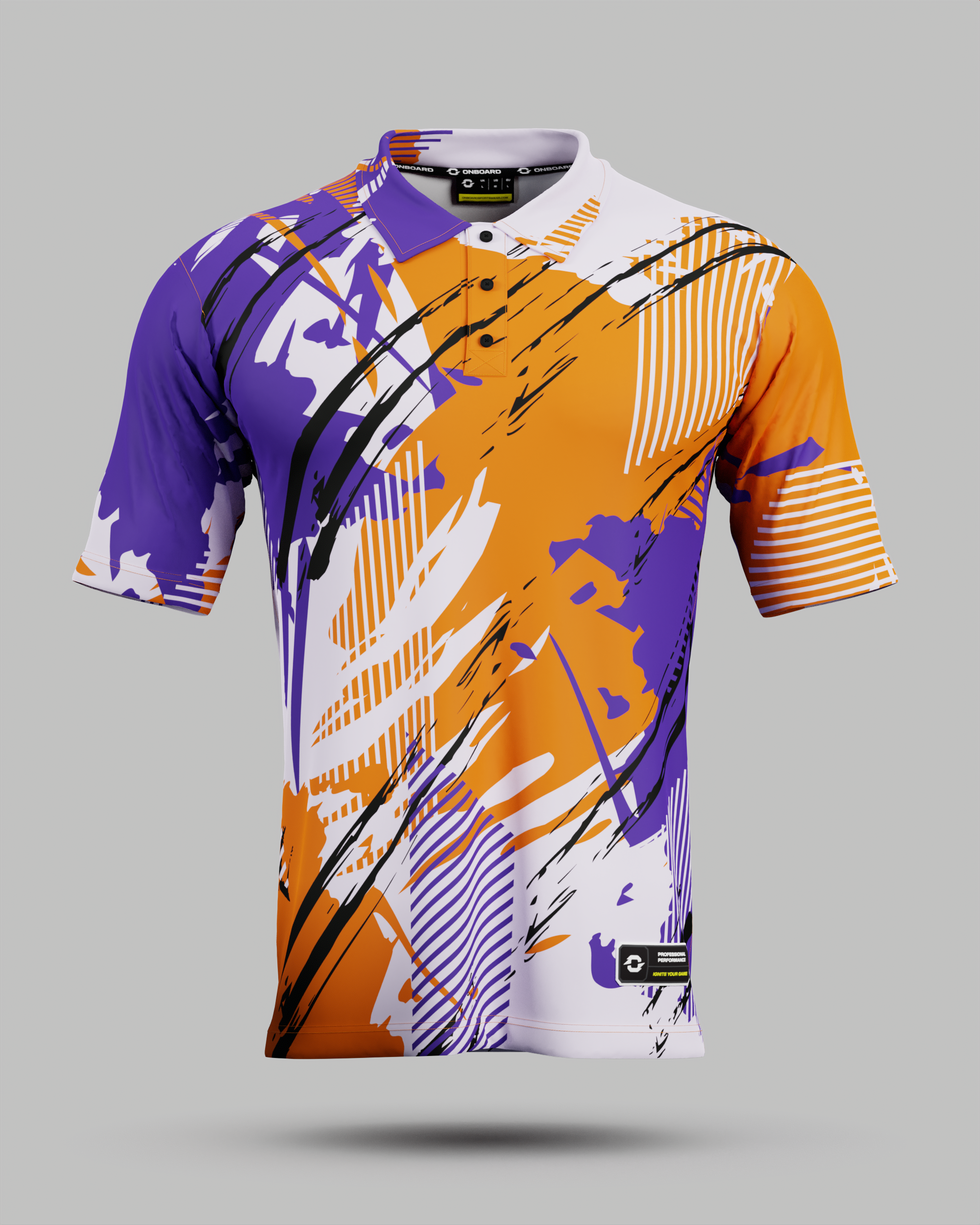 Youth Manhattan 3 Button Polo Collar Jersey