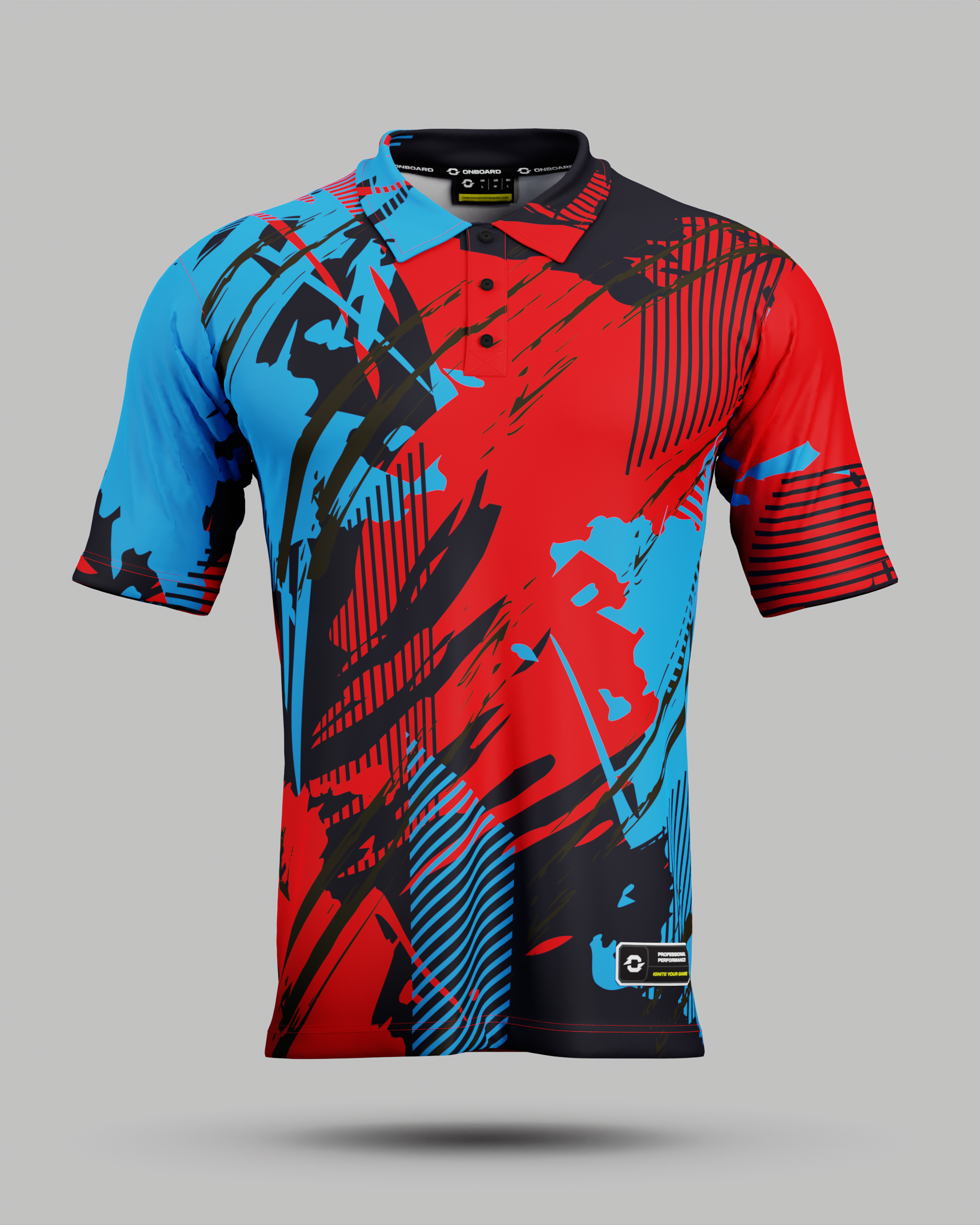 Youth Manhattan 3 Button Polo Collar Jersey
